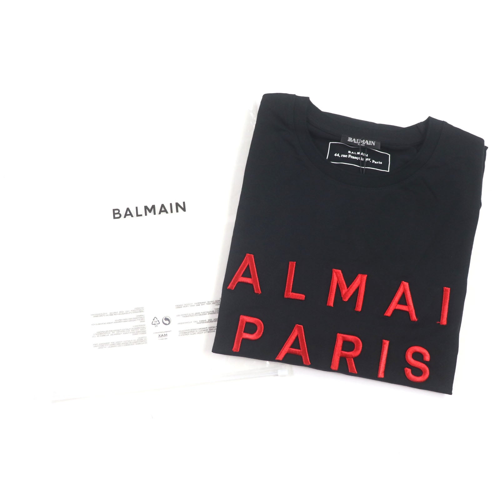 Balmain Cotton Logo Crew Neck T-Shirt XXL