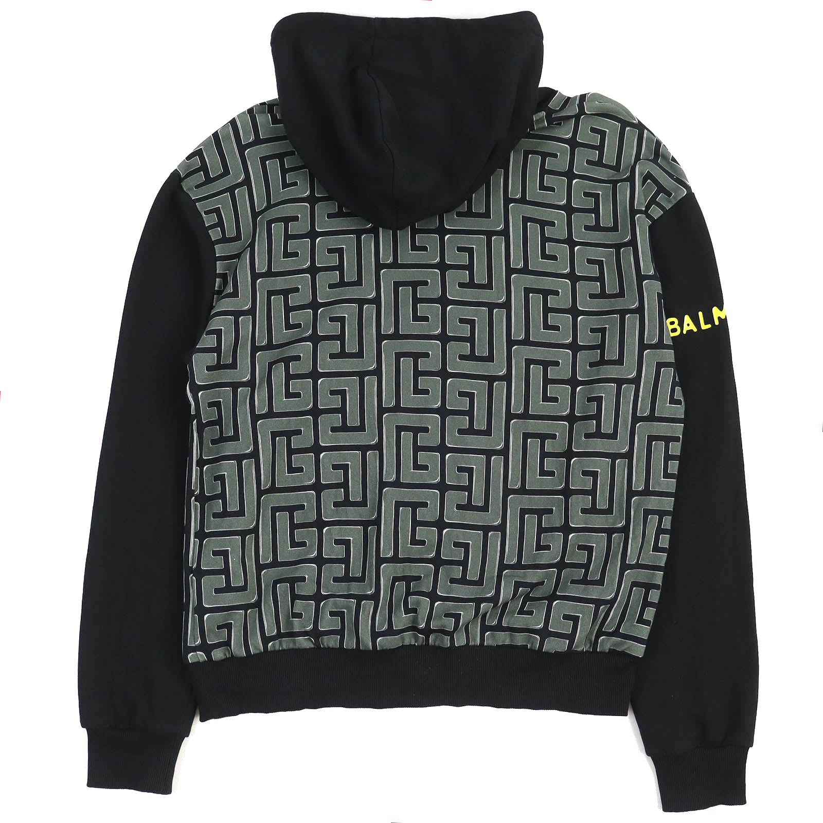 Balmain Labyrinth Pattern Oversized Hoodie S