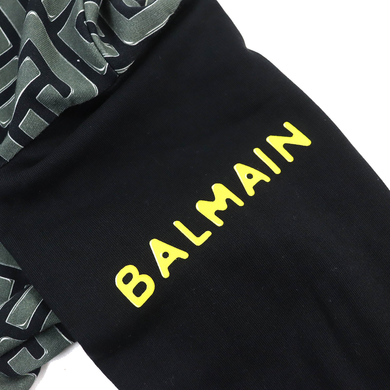 Balmain Labyrinth Pattern Oversized Hoodie S