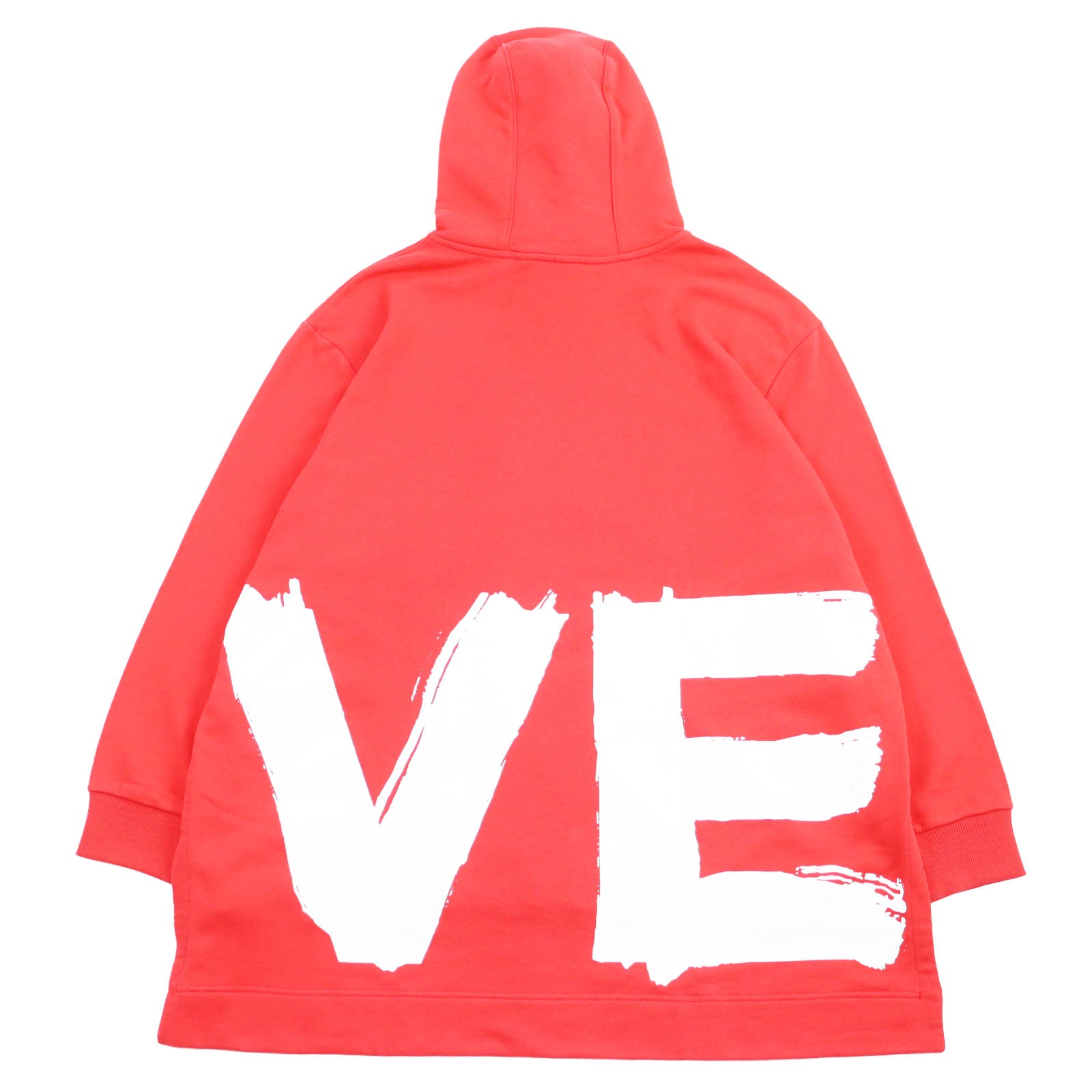 Burberry LOVE Print Oversized Hoodie Red S