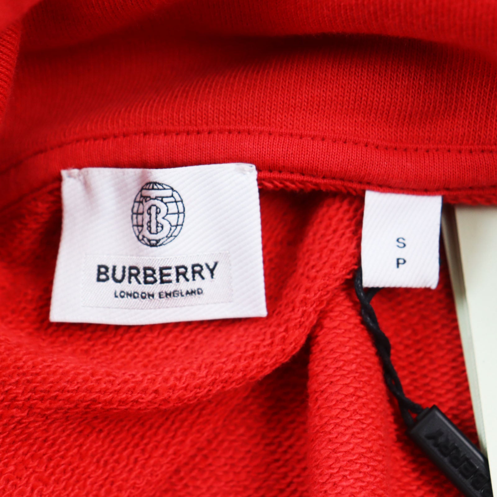 Burberry LOVE Print Oversized Hoodie Red S