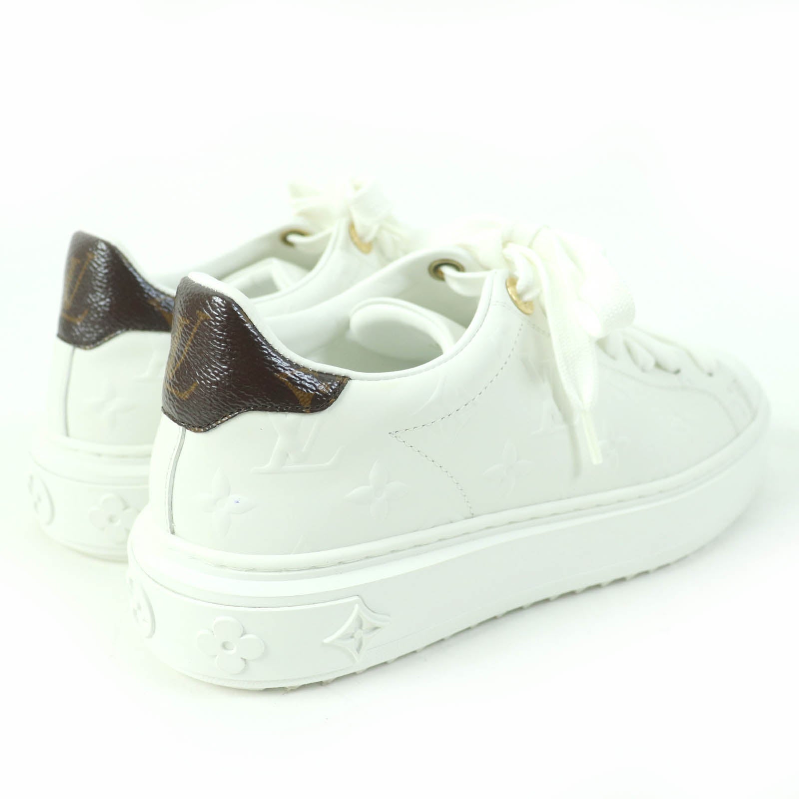 Louis Vuitton Monogram Leather Sneakers Women