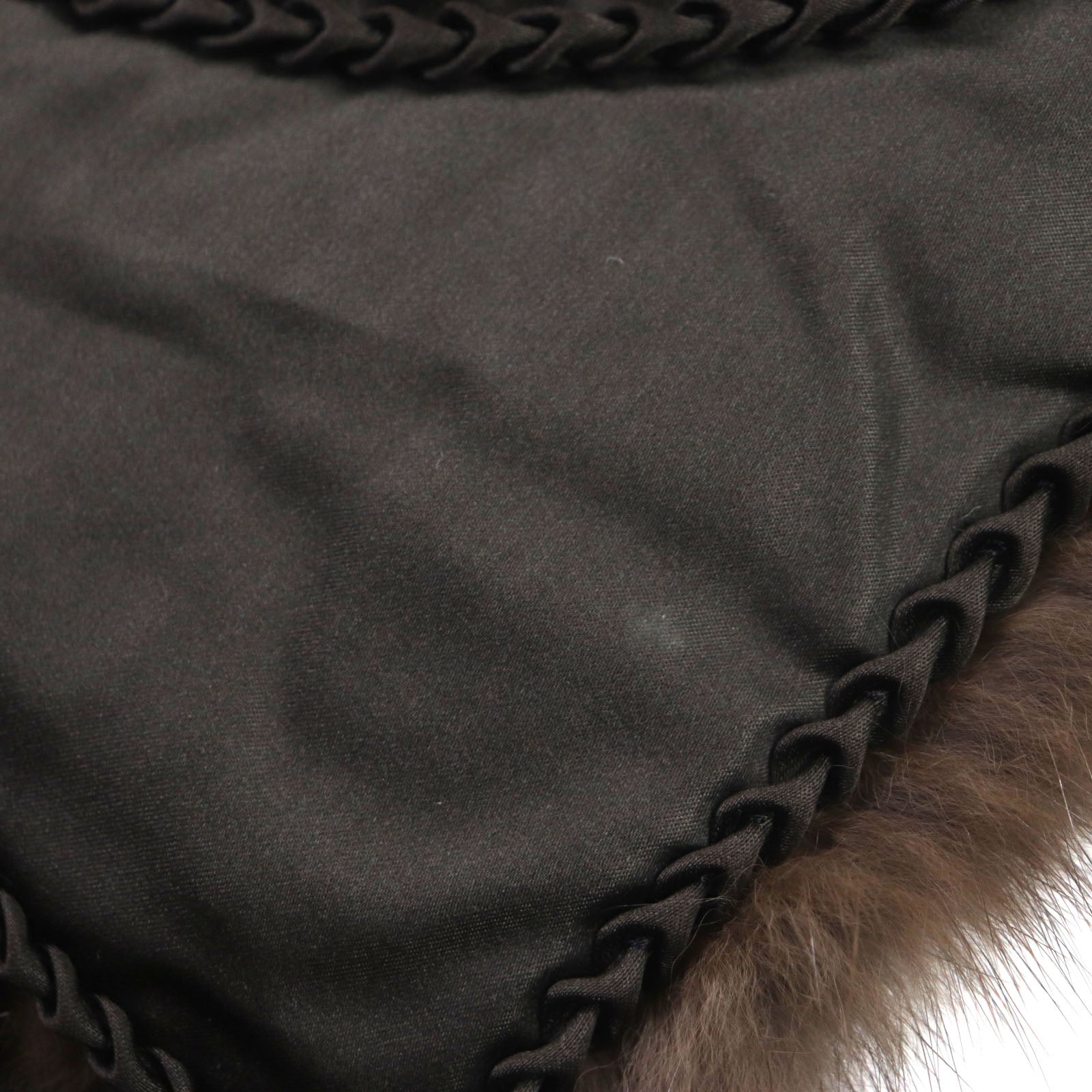 Russian Sable Fur Shawl with Tassel