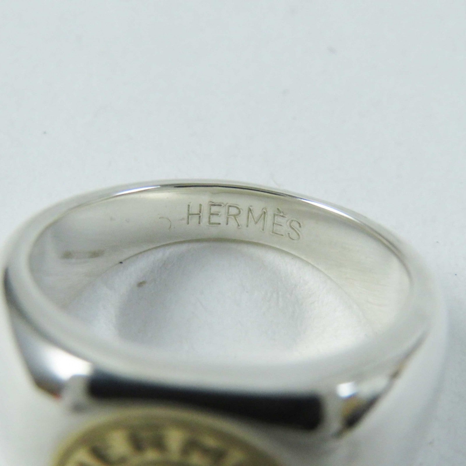 Hermes Combi Serie Ring SV925 750 Silver Gold