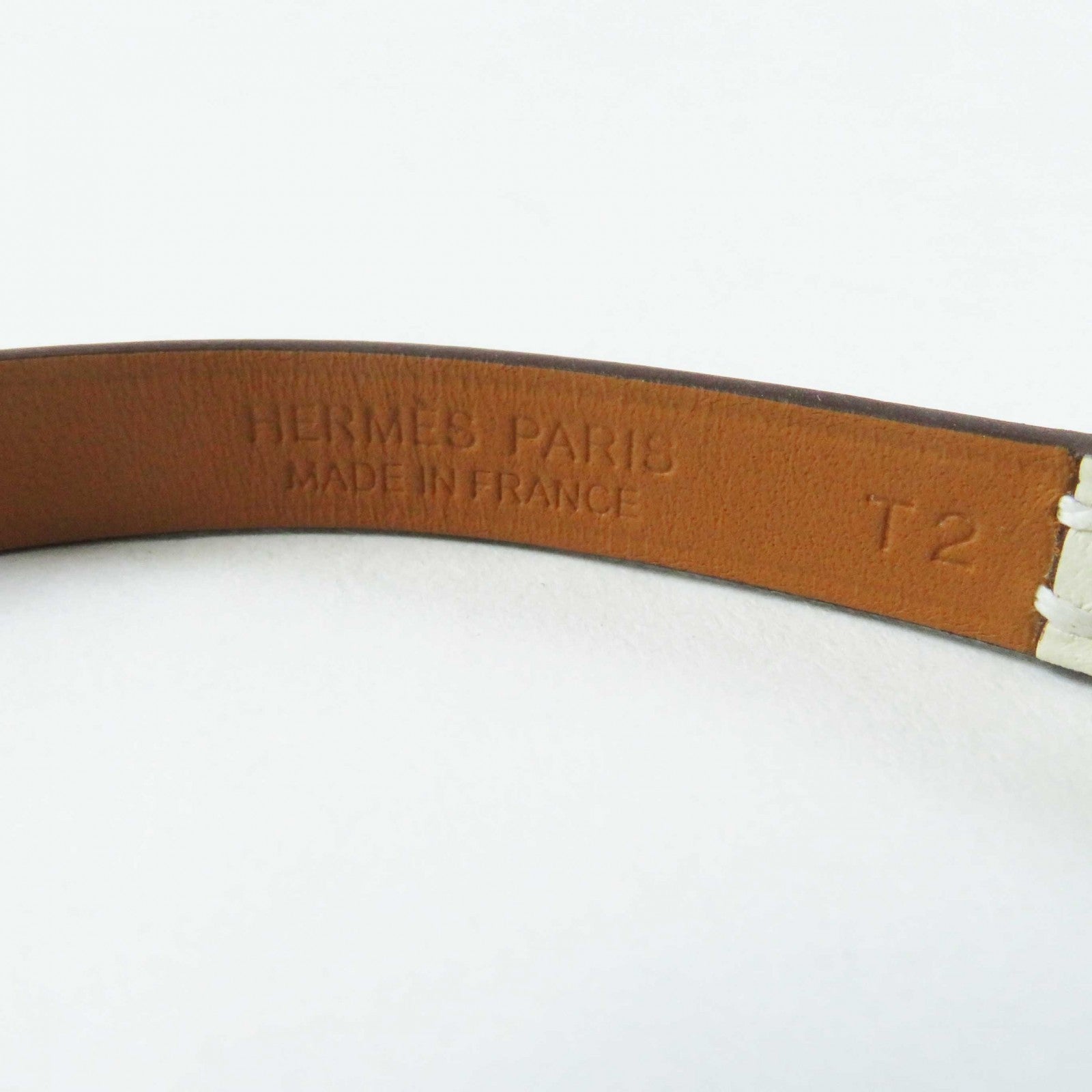 Hermes Leather Reval Mini Bracelet T2