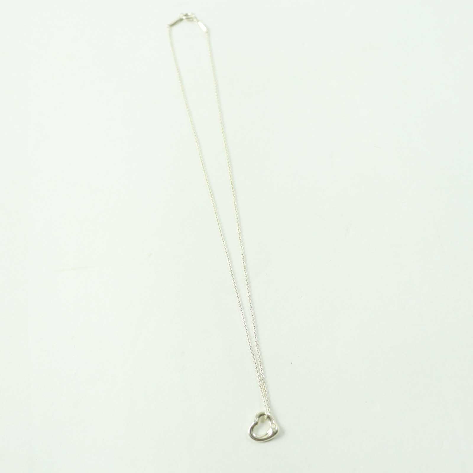 Tiffany & Co AG925 Open Heart Necklace