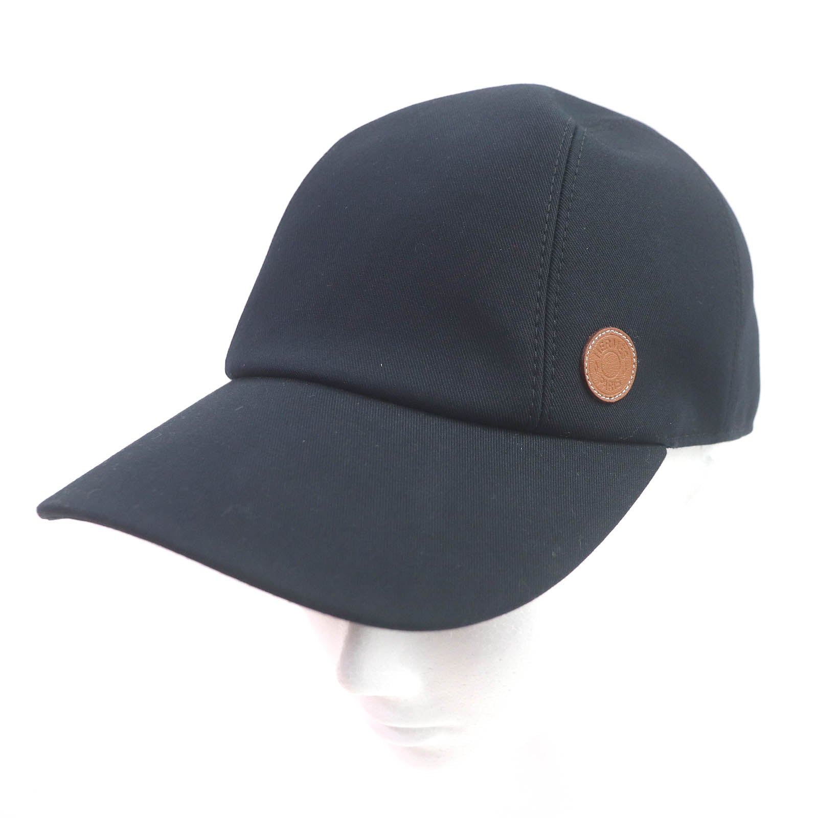 HERMES Miles Casquette Cap Navy 58