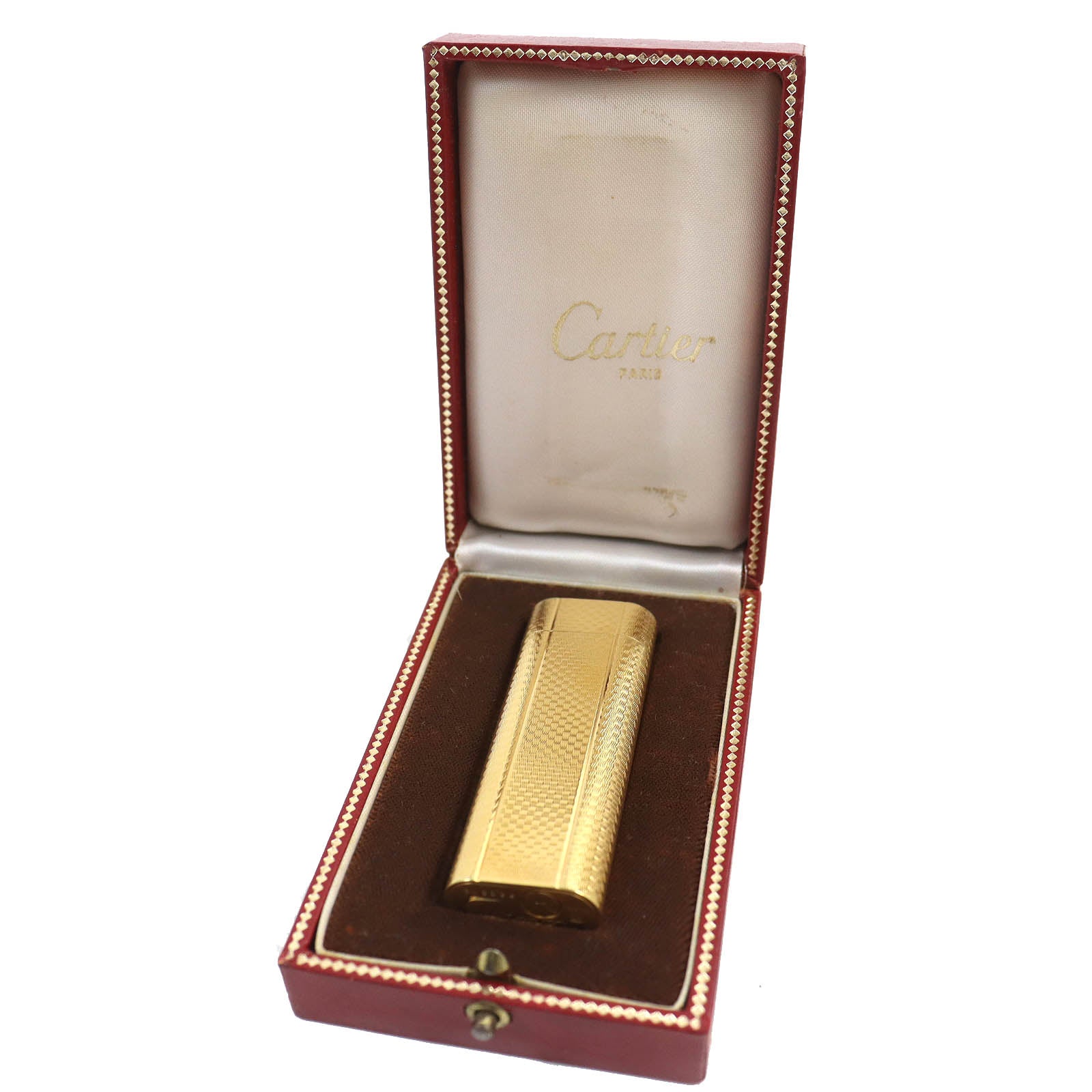 Cartier Oval Roller Gas Lighter Gold