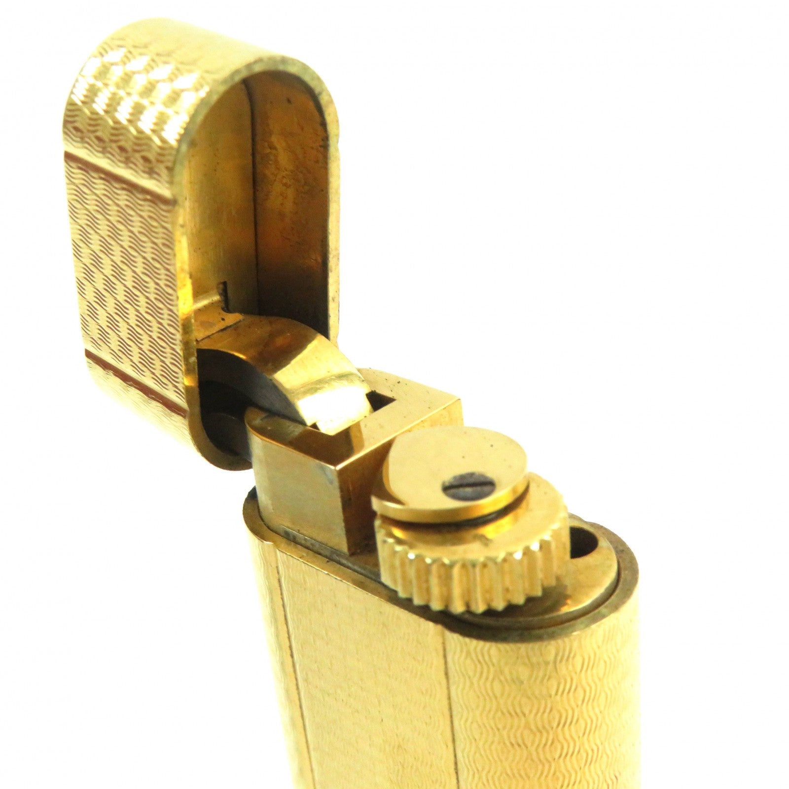 Cartier Oval Roller Gas Lighter Gold