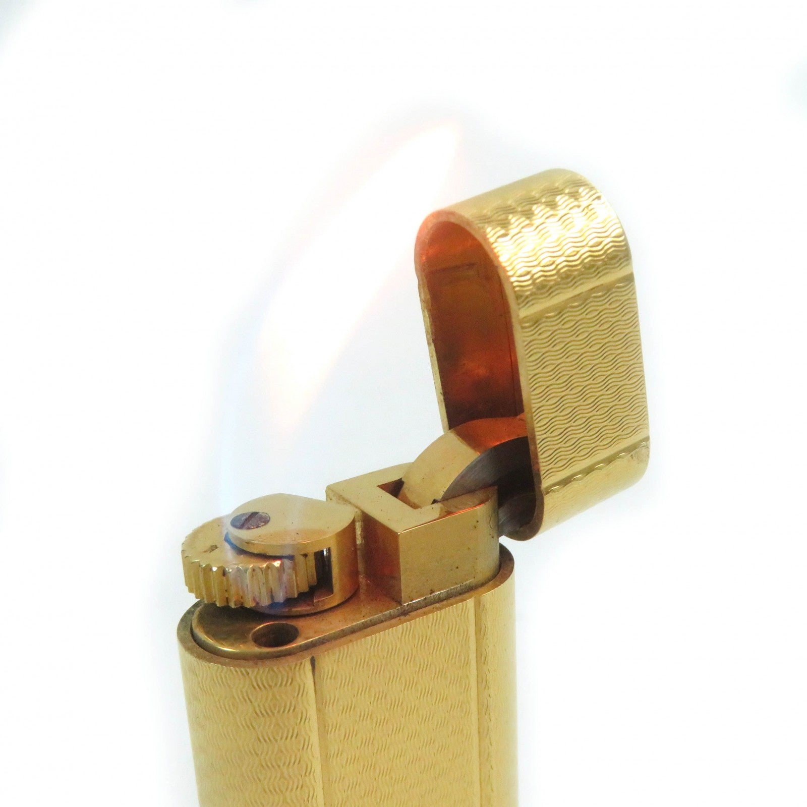 Cartier Oval Roller Gas Lighter Gold