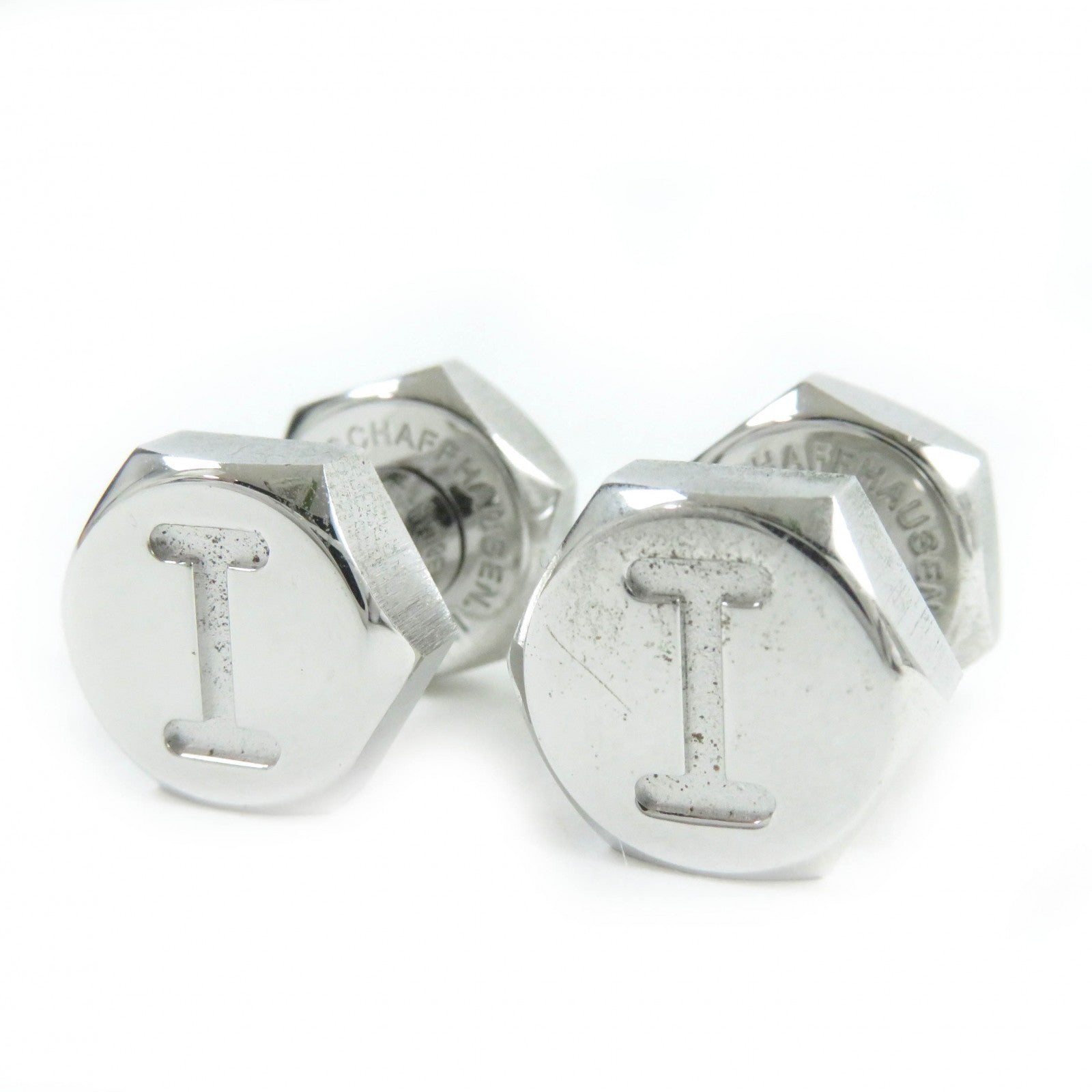 IWC Silver Cufflinks Nut/Bolt SV925