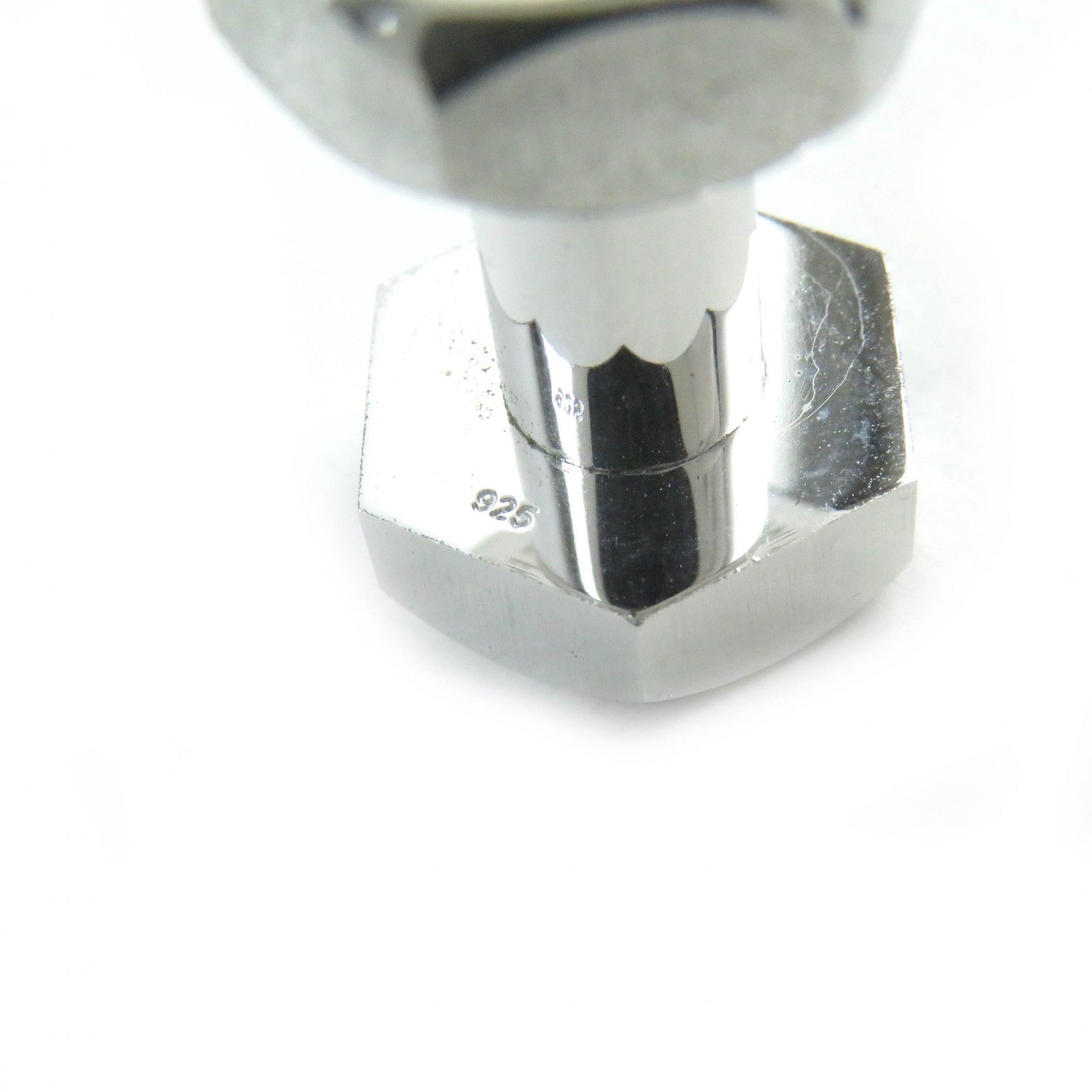 IWC Silver Cufflinks Nut/Bolt SV925