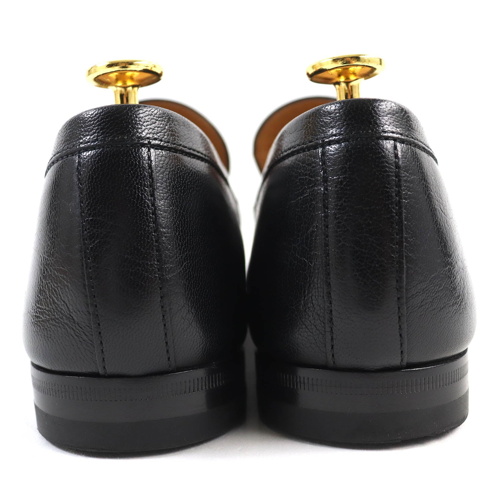 Gucci GG Marmont Webline Leather Loafers