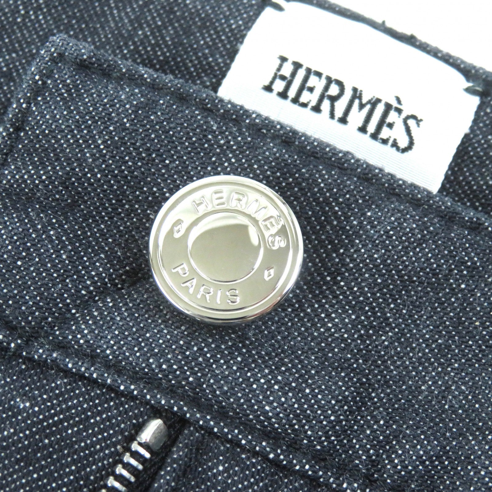 Hermes Denim Pants Indigo 34 Women