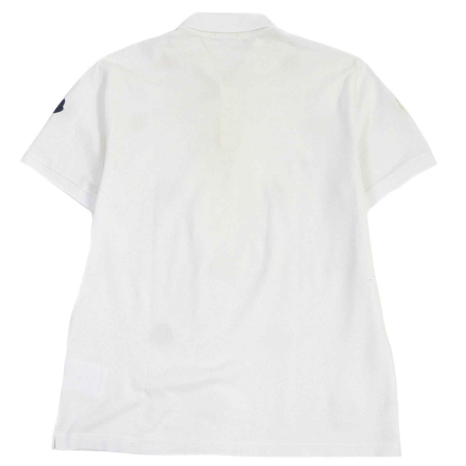 Moncler Polo Shirt Cotton White L