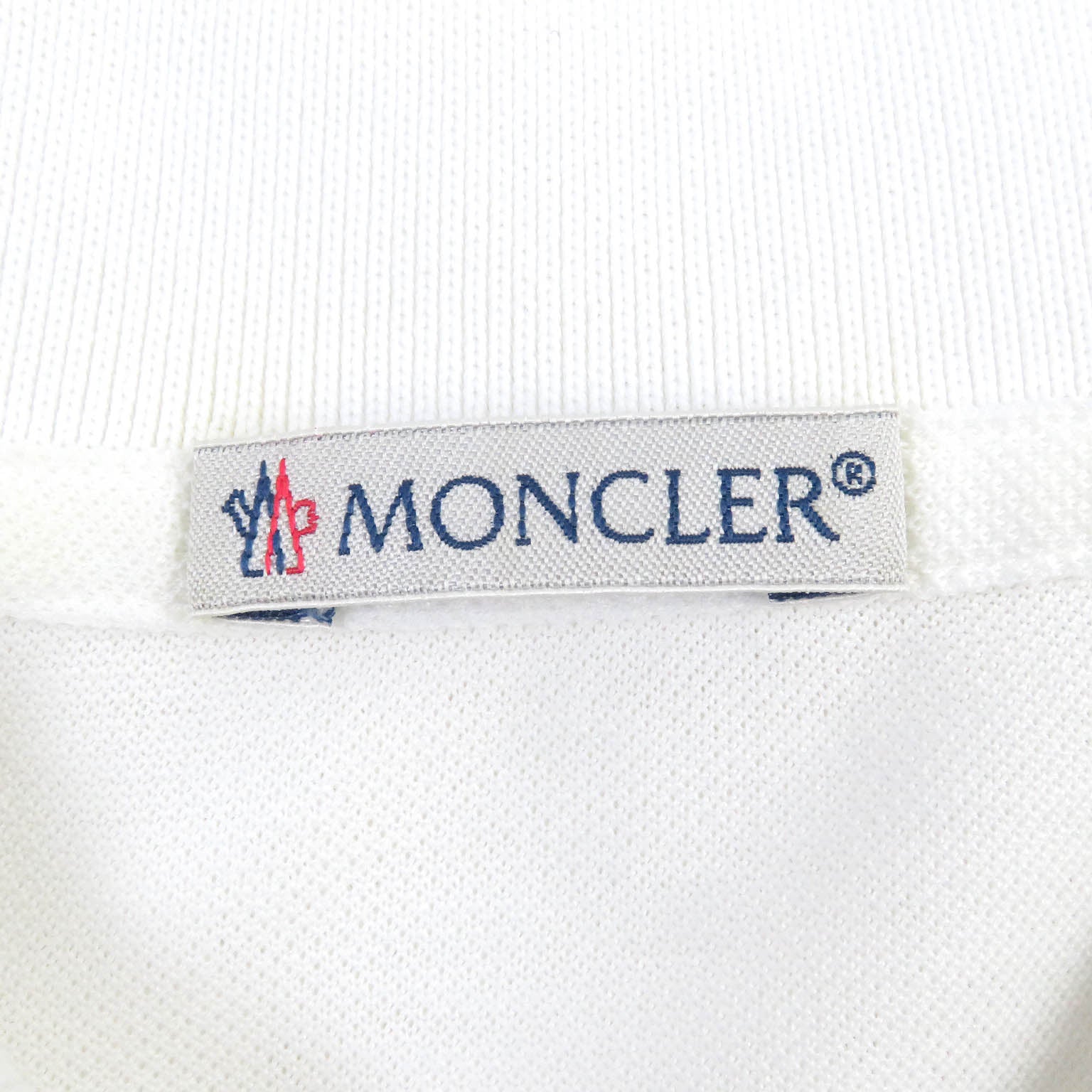 Moncler Polo Shirt Cotton White L