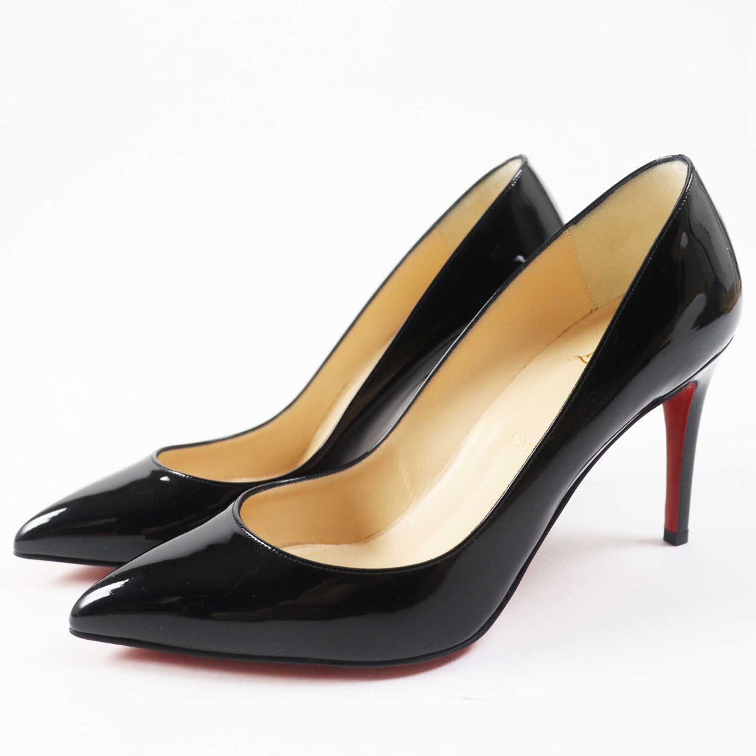 Christian Louboutin Patent Leather Pumps Black 38.5