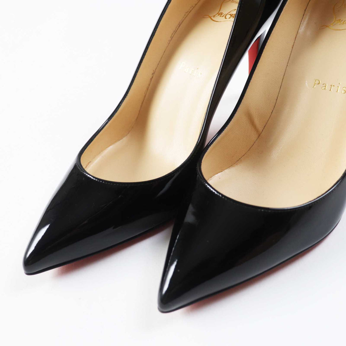 Christian Louboutin Patent Leather Pumps Black 38.5