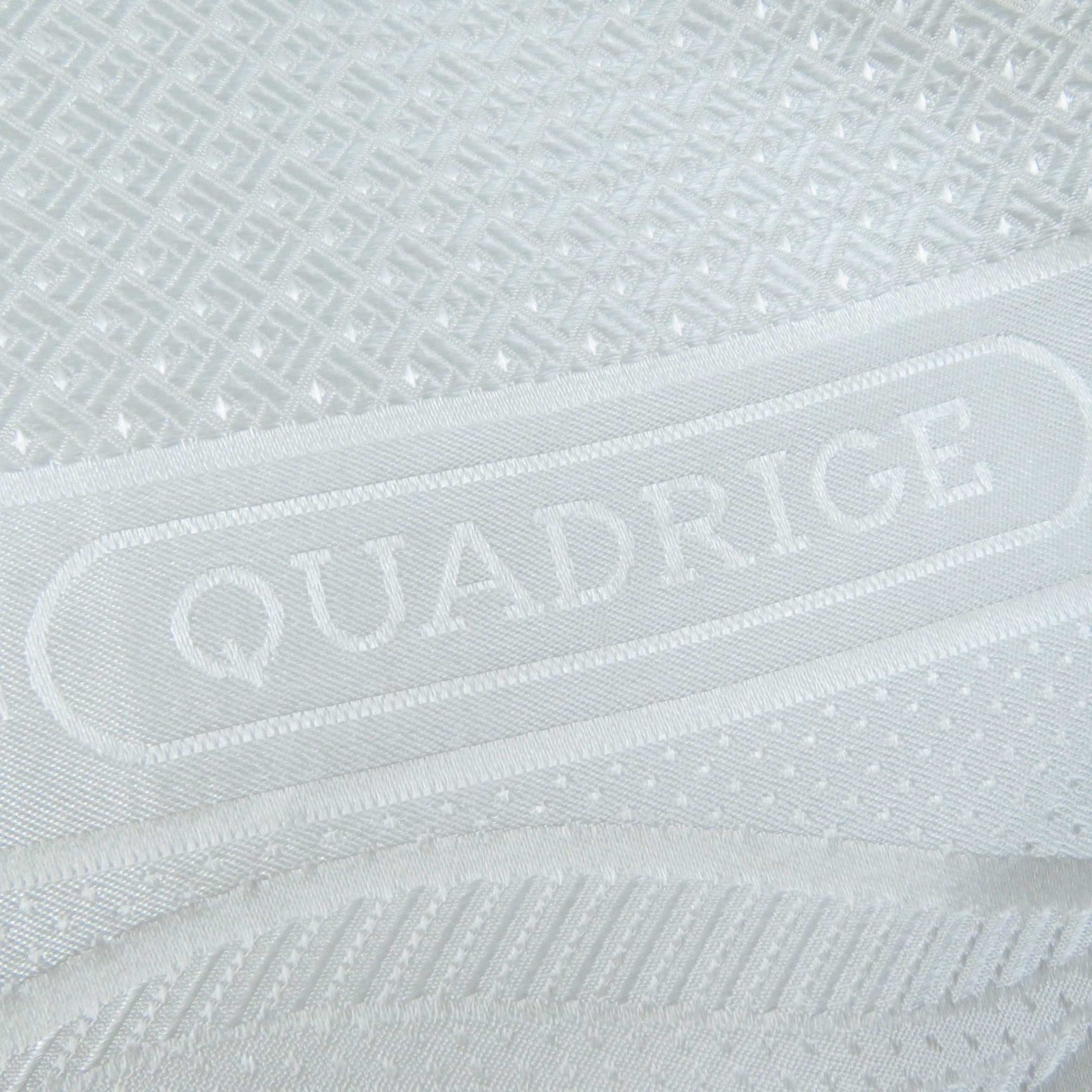 Hermes Quadrige Silk Scarf White