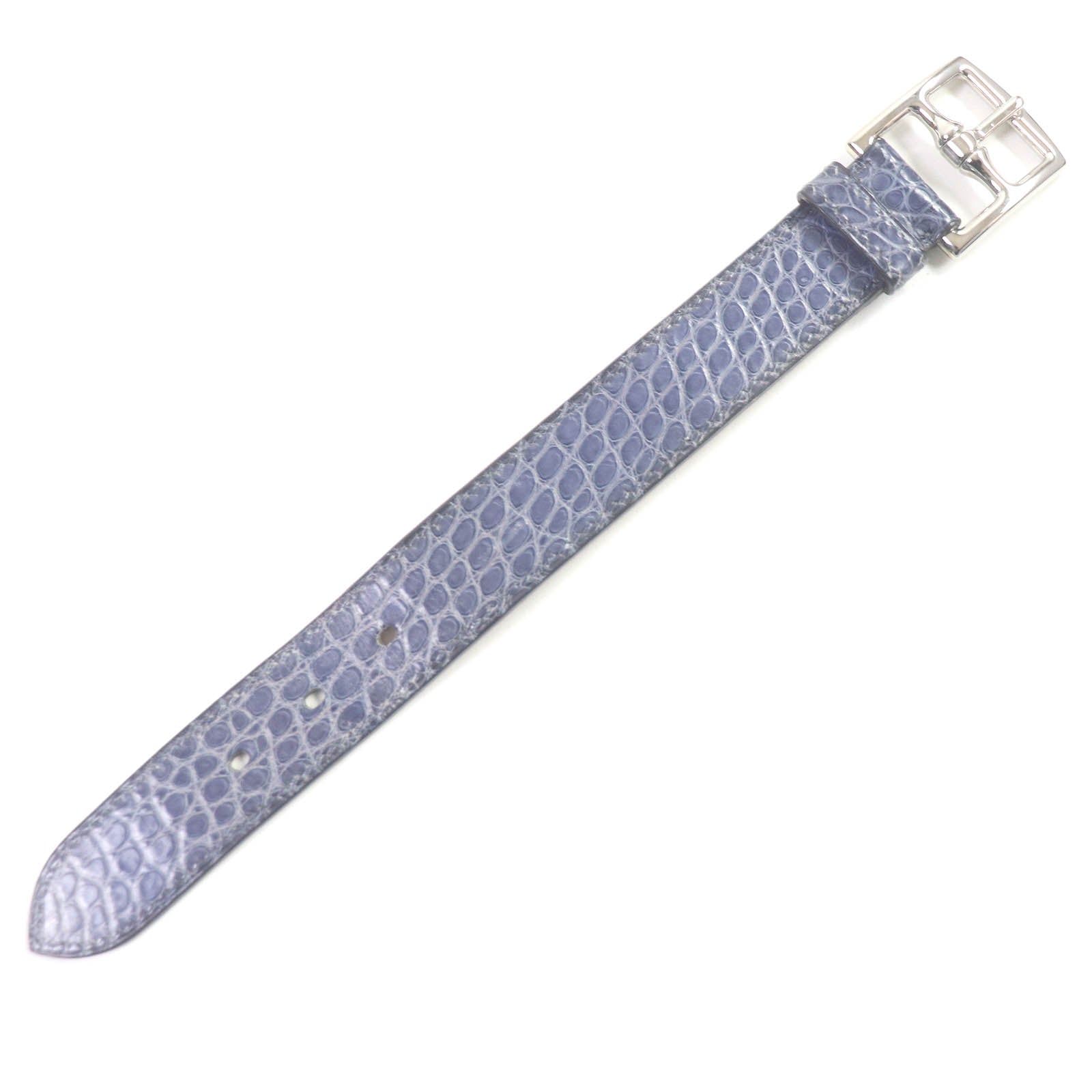 Hermes Alligator Leather Bracelet Blue 2007