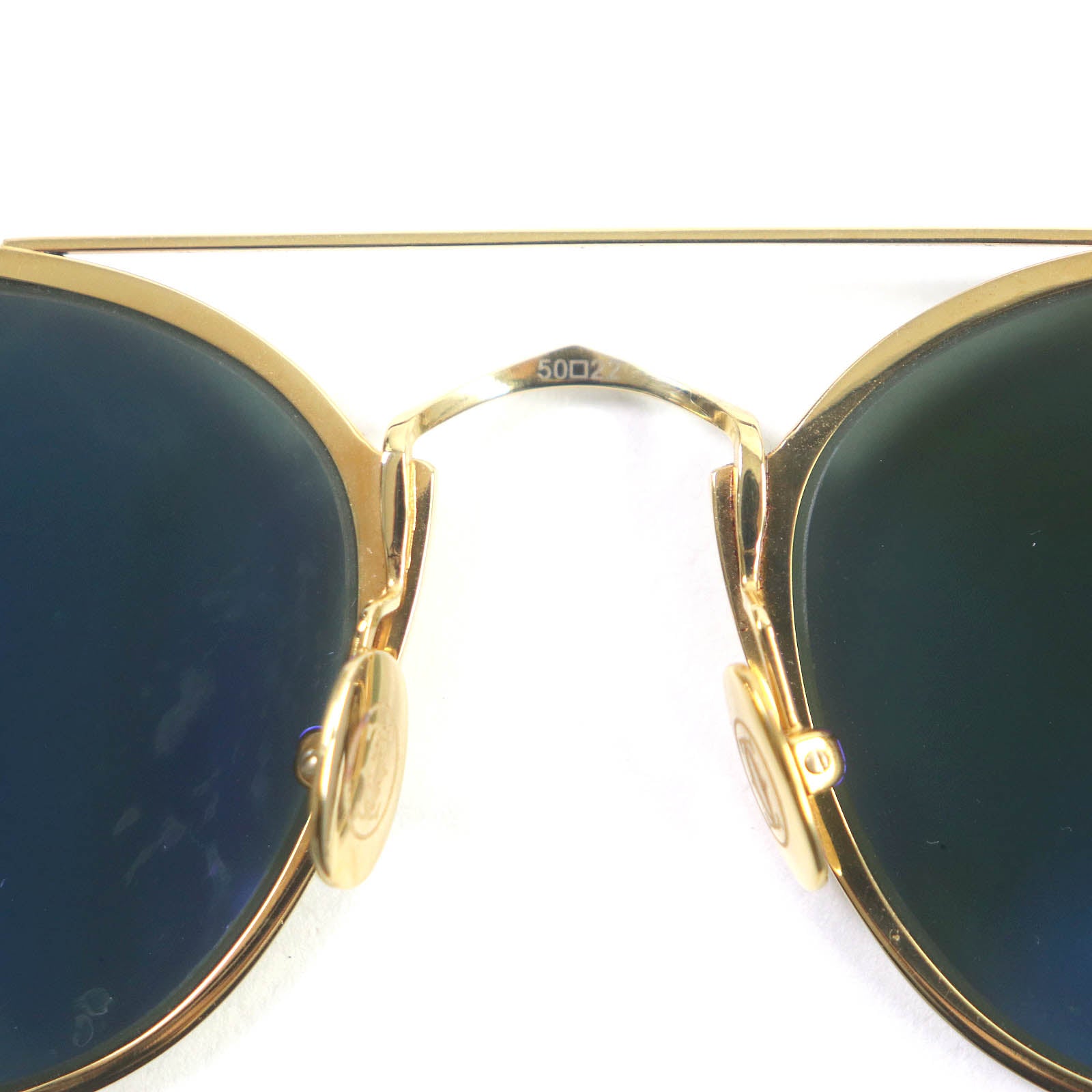 Cartier CT0015S C de Cartier Sunglasses Gold Silver Blue