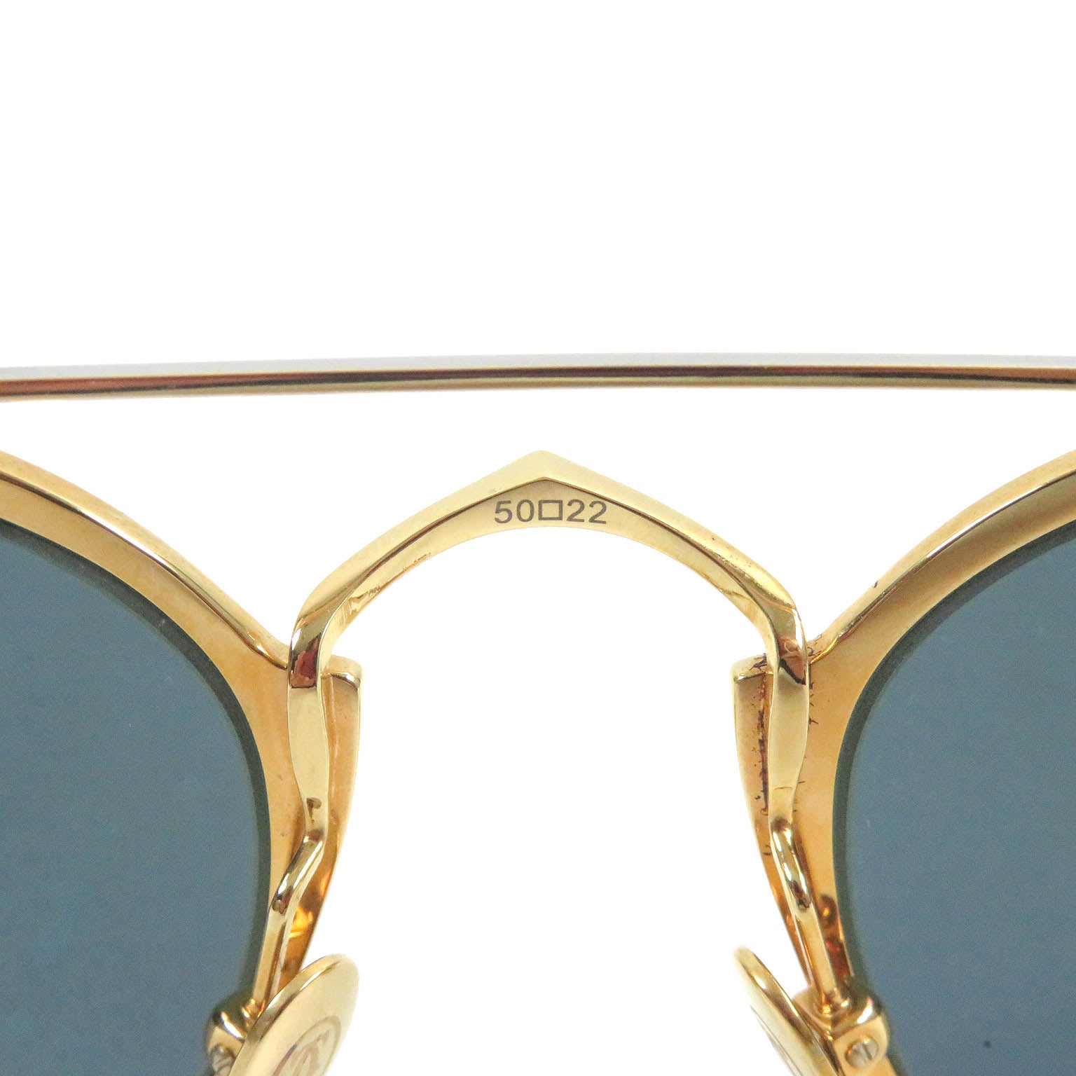 Cartier CT0015S C de Cartier Sunglasses Gold Silver Blue