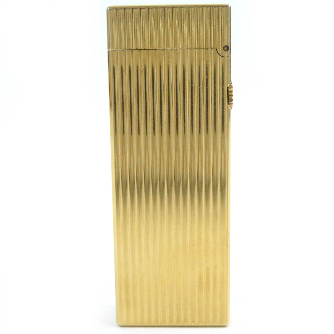 Dunhill Stripe Square Roller Gas Lighter Gold