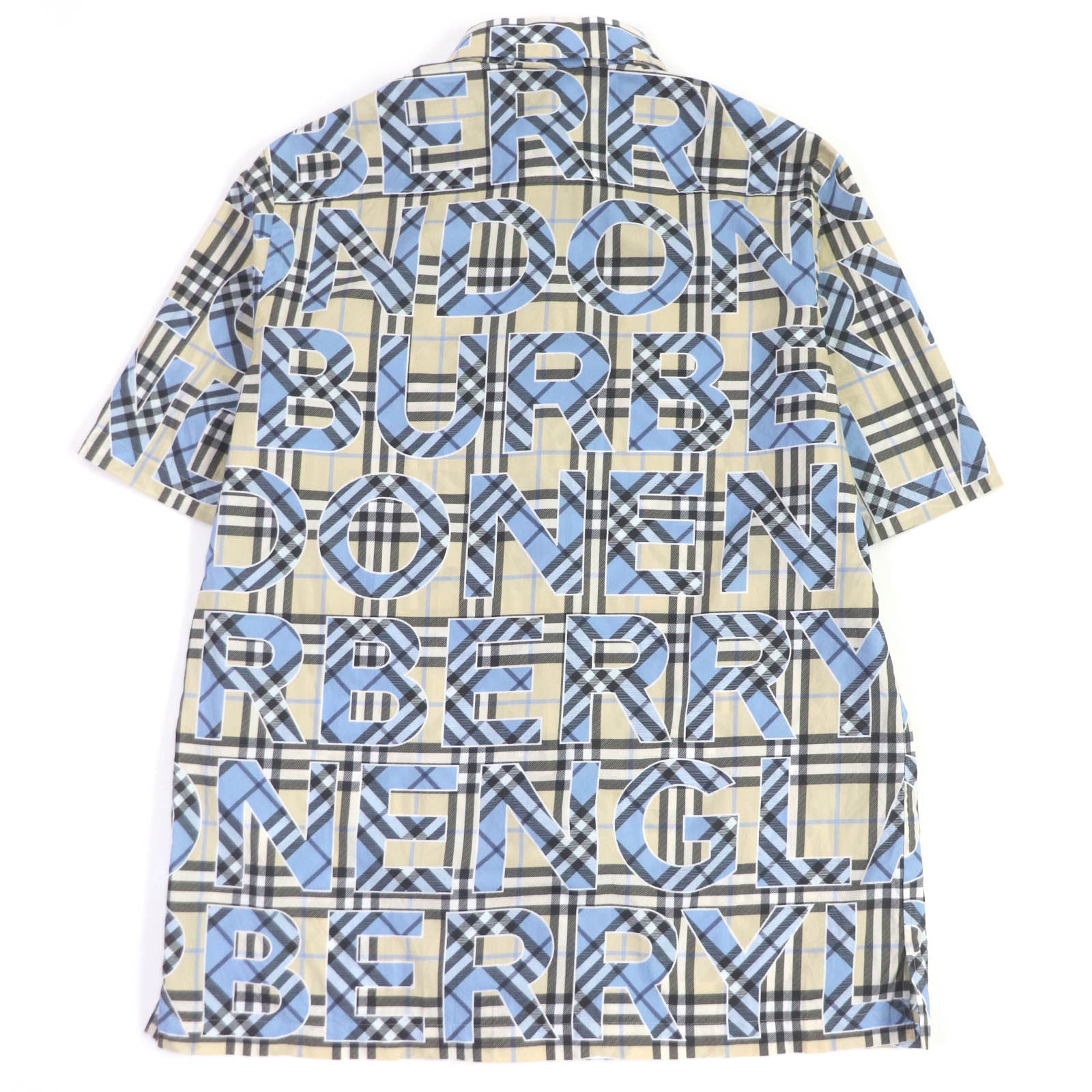 Burberry Tisci Check Logo Short Sleeve Shirt XS