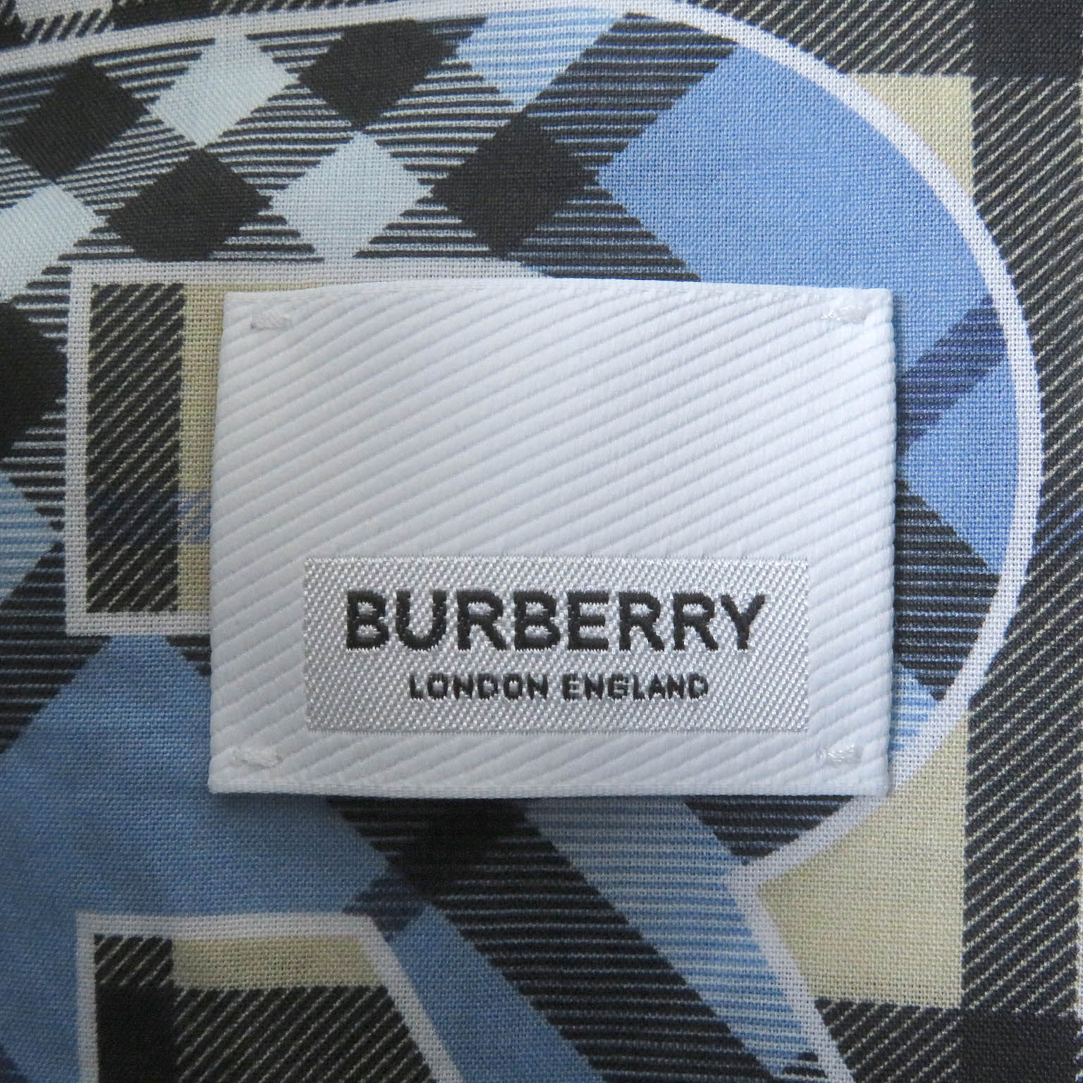 Burberry Tisci Check Logo Short Sleeve Shirt XS