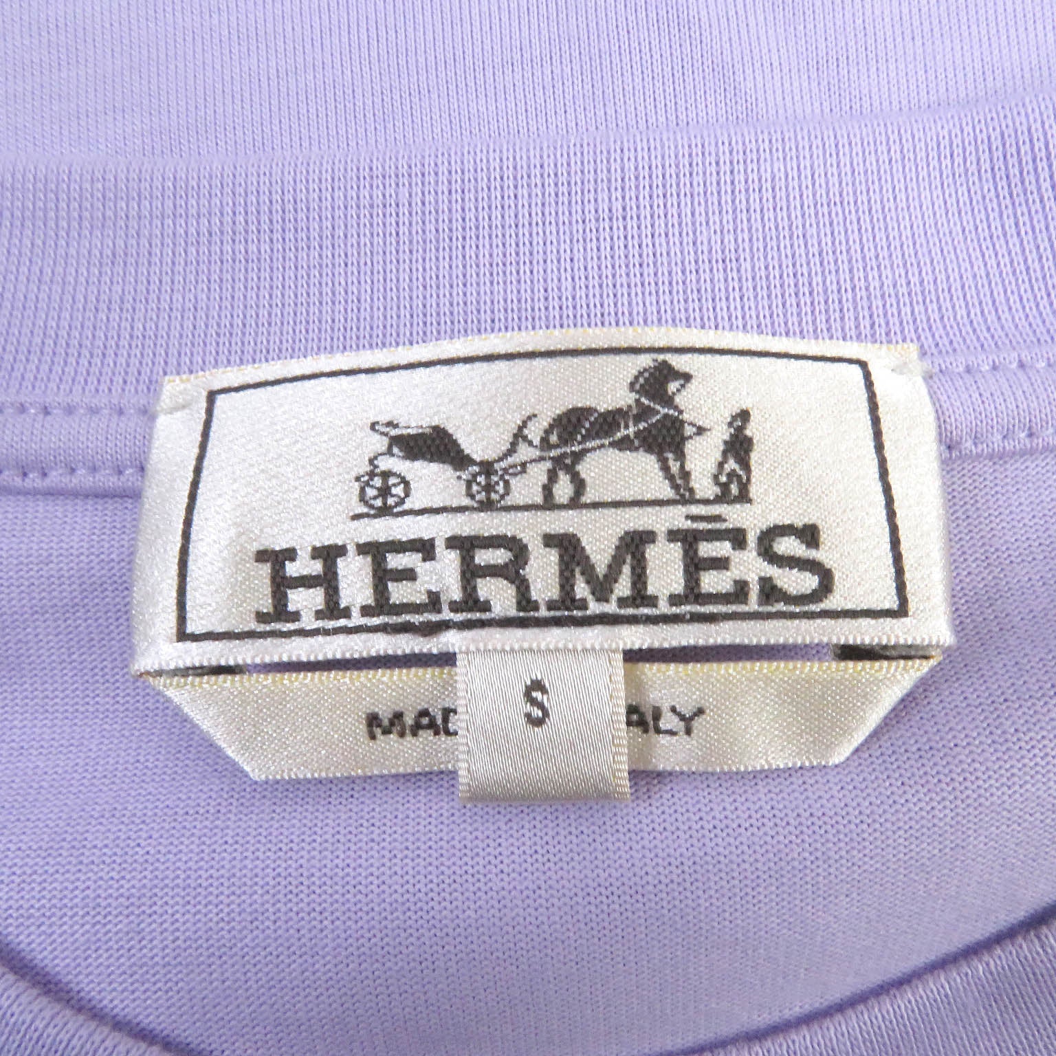 Hermes Cotton Saddle Stitch Crew Neck T-shirt