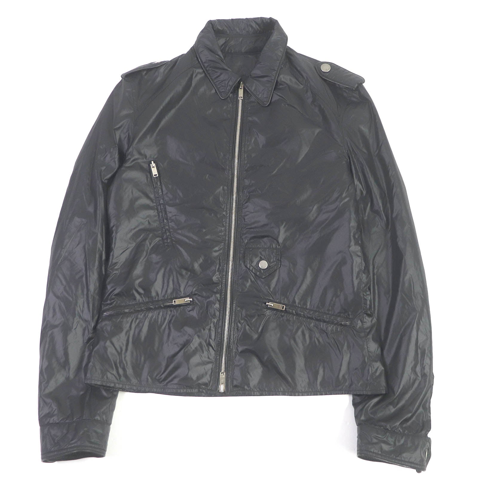 Gucci Nylon Polyester Field Jacket Black 44