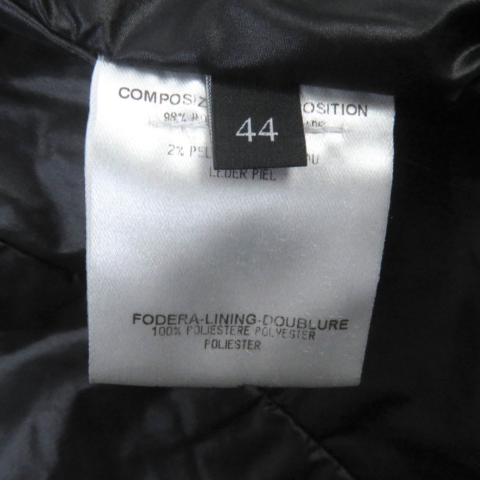 Gucci Nylon Polyester Field Jacket Black 44