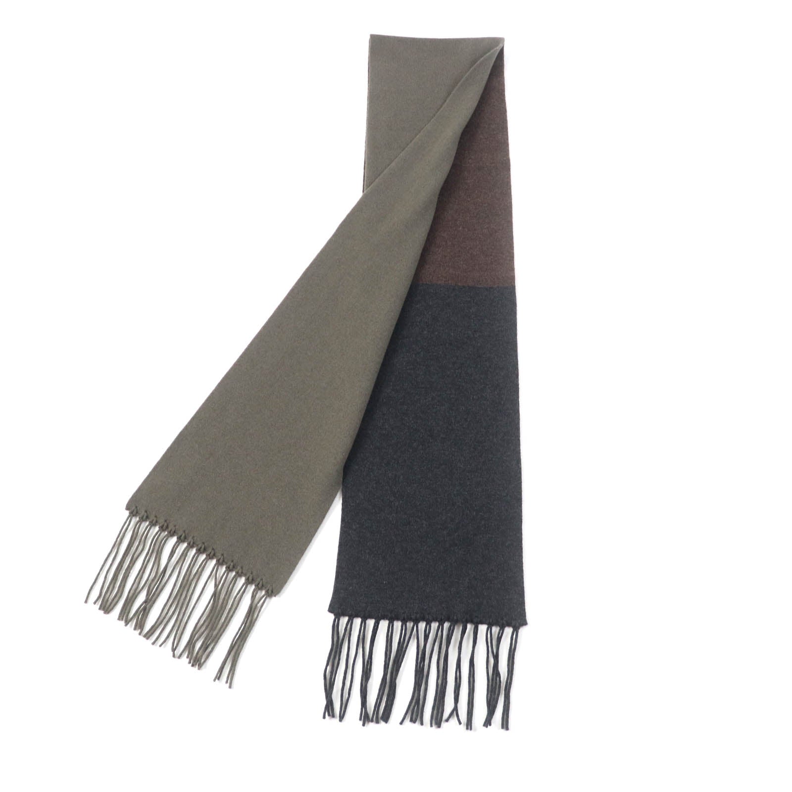 Chanel Cashmere COCO Mark Fringe Scarf