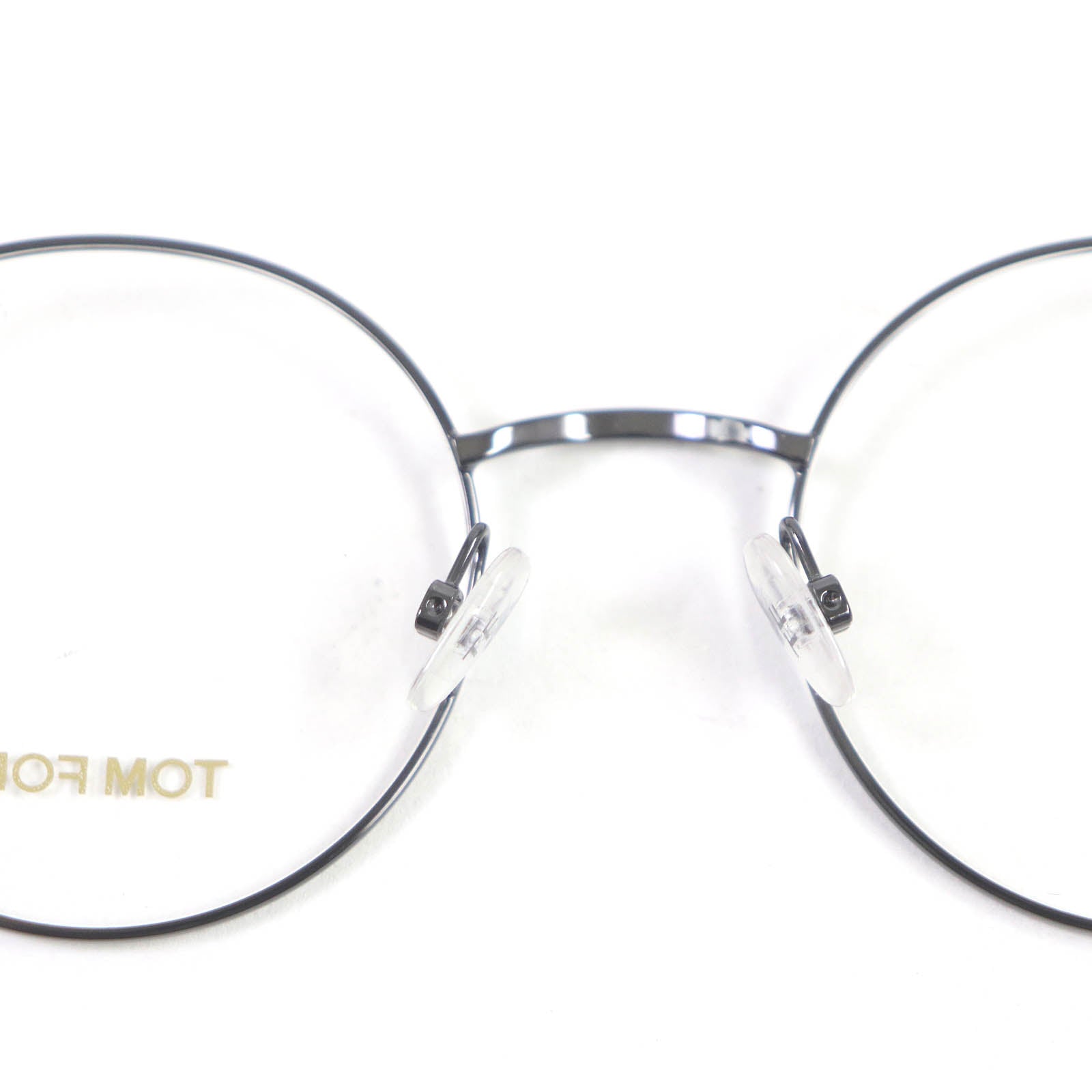 Tom Ford TF5503 Oval Glasses Gunmetal Brown