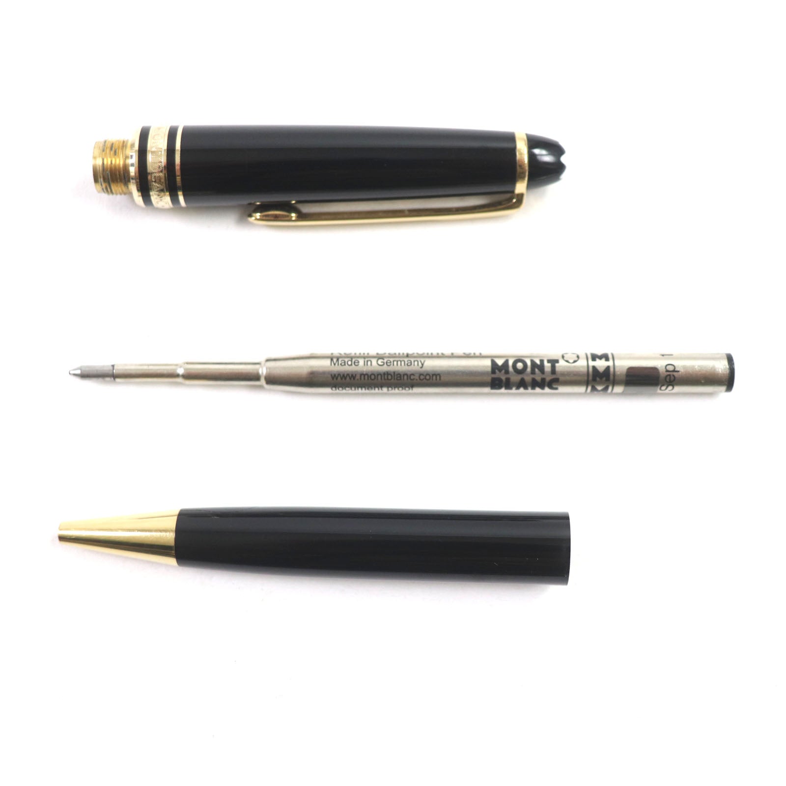 Montblanc Meisterstuck Ballpoint Pen Black Gold