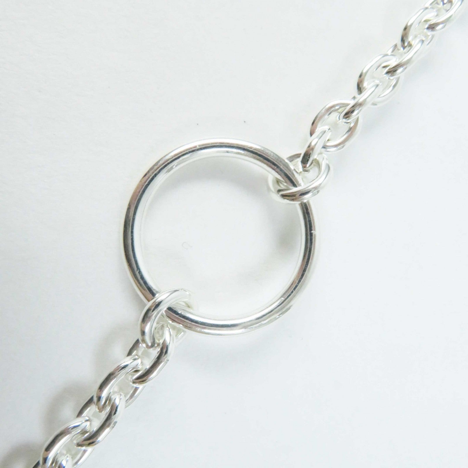 Hermes AG925 Silver Long Necklace