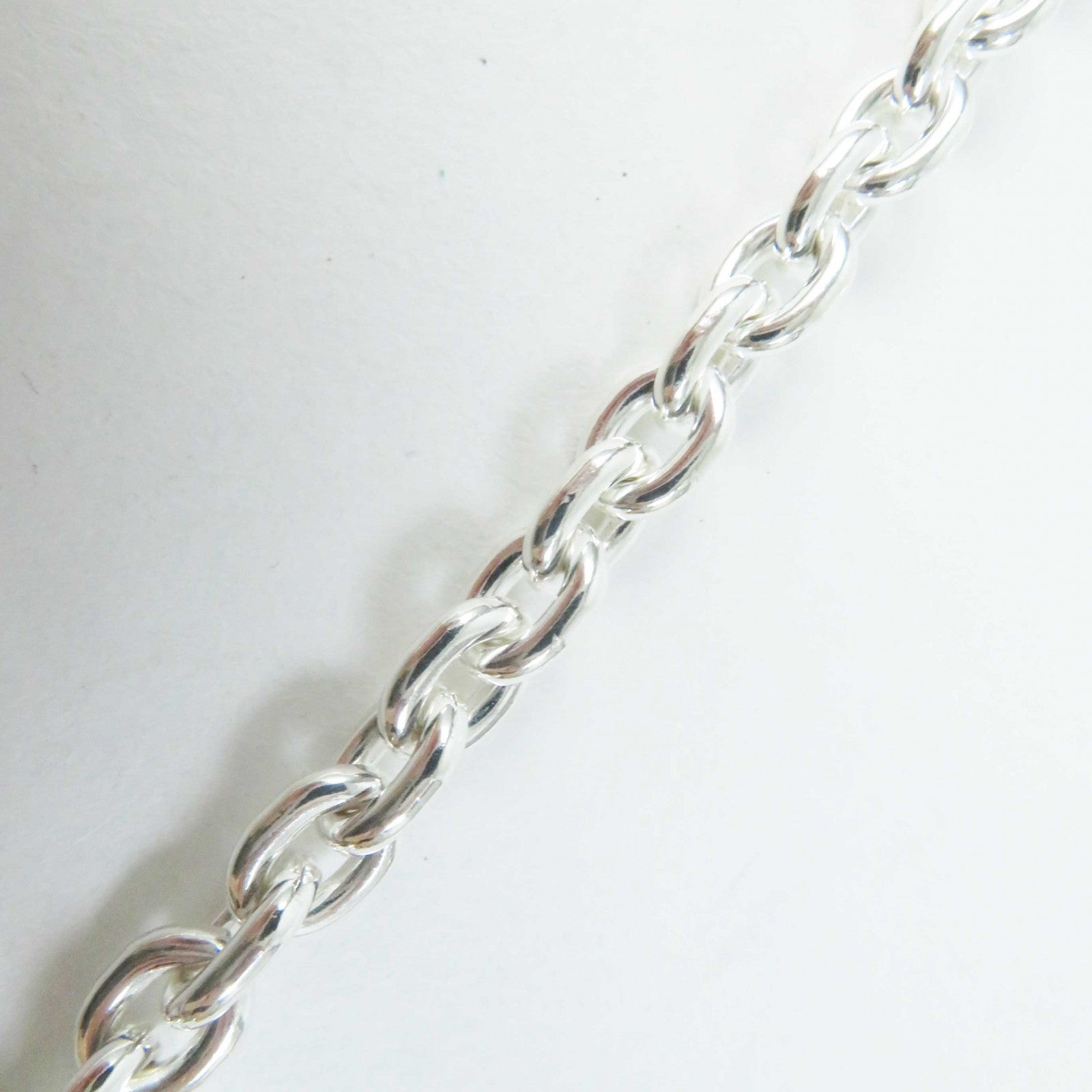 Hermes AG925 Silver Long Necklace