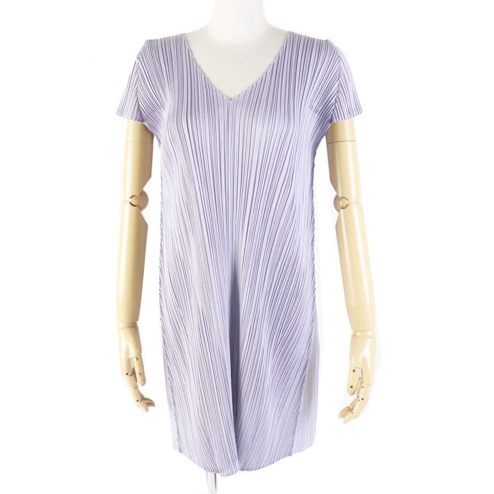 Issey Miyake V-neck Tunic Dress PP33-JT166