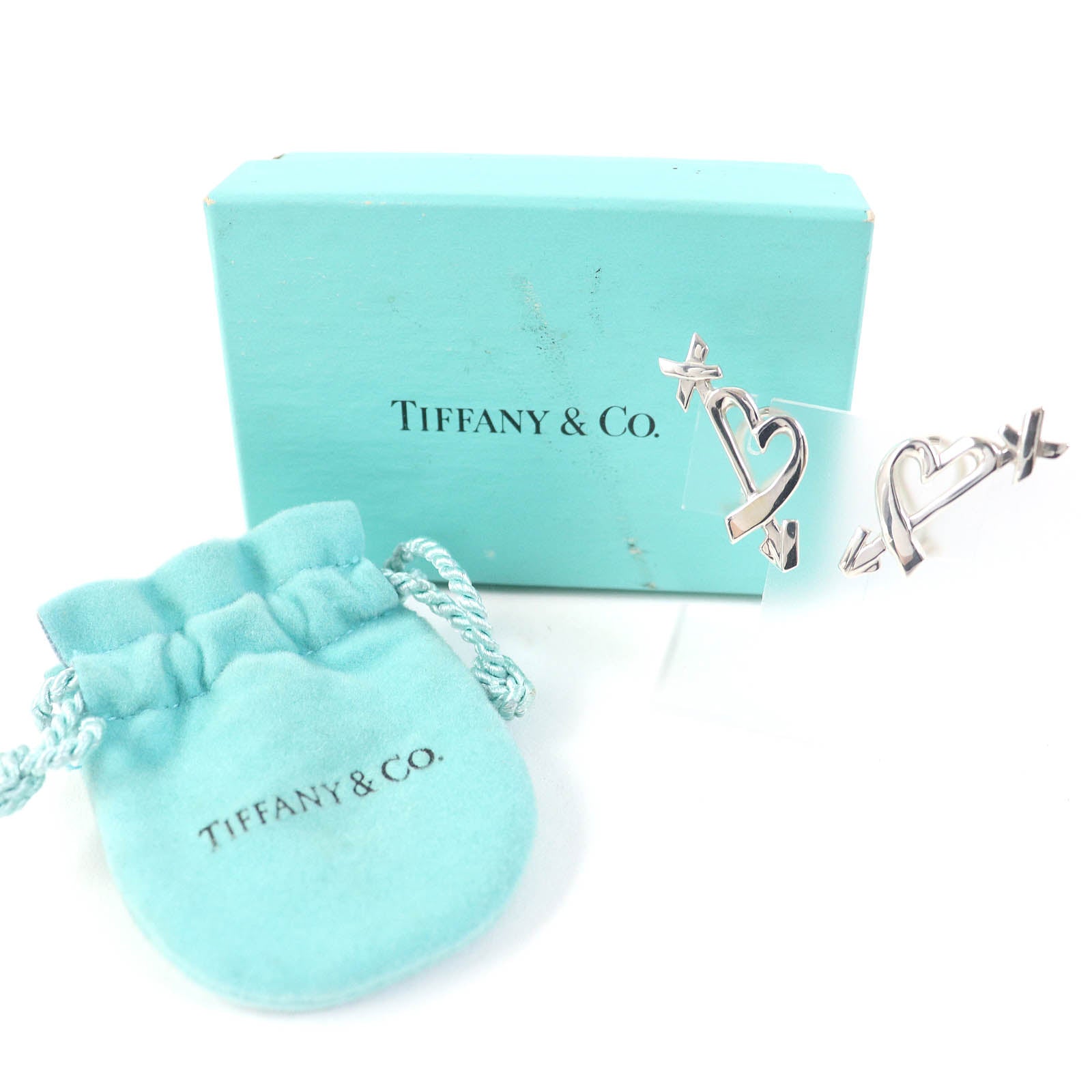 Tiffany & Co Loving Heart Arrow Earrings