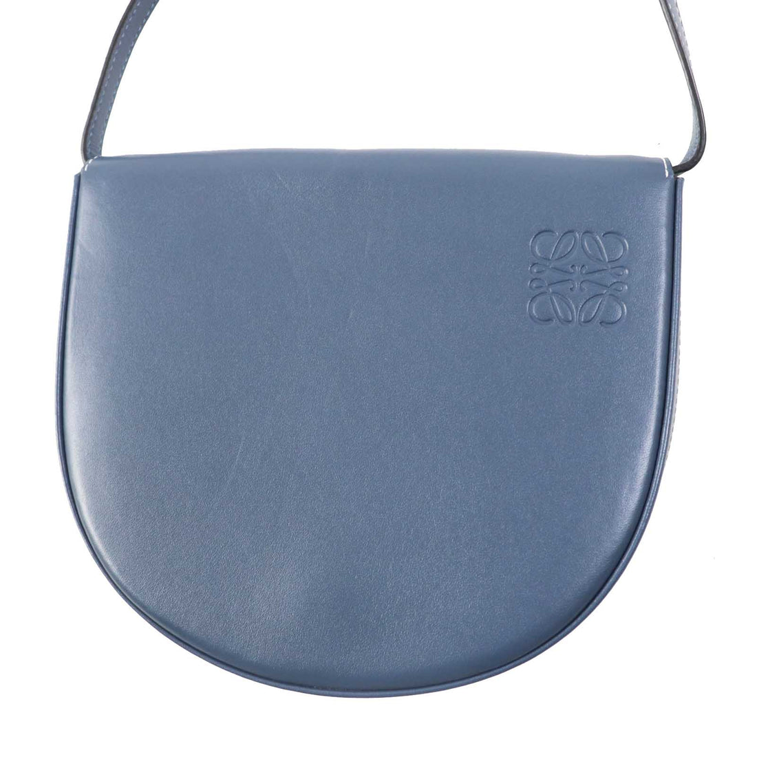 LOEWE Anagram Embossed Leather Crossbody Bag