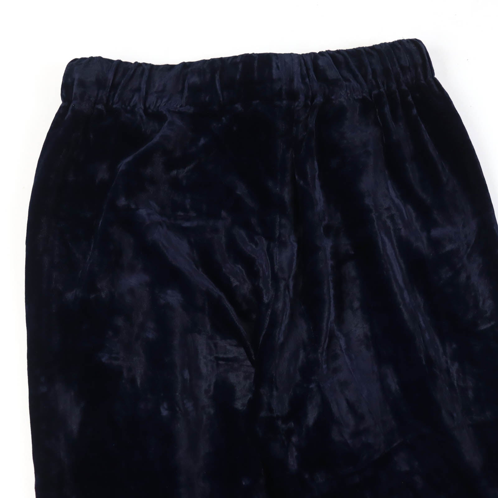 GUCCI Beaded Velvet Pants Navy 36 Women