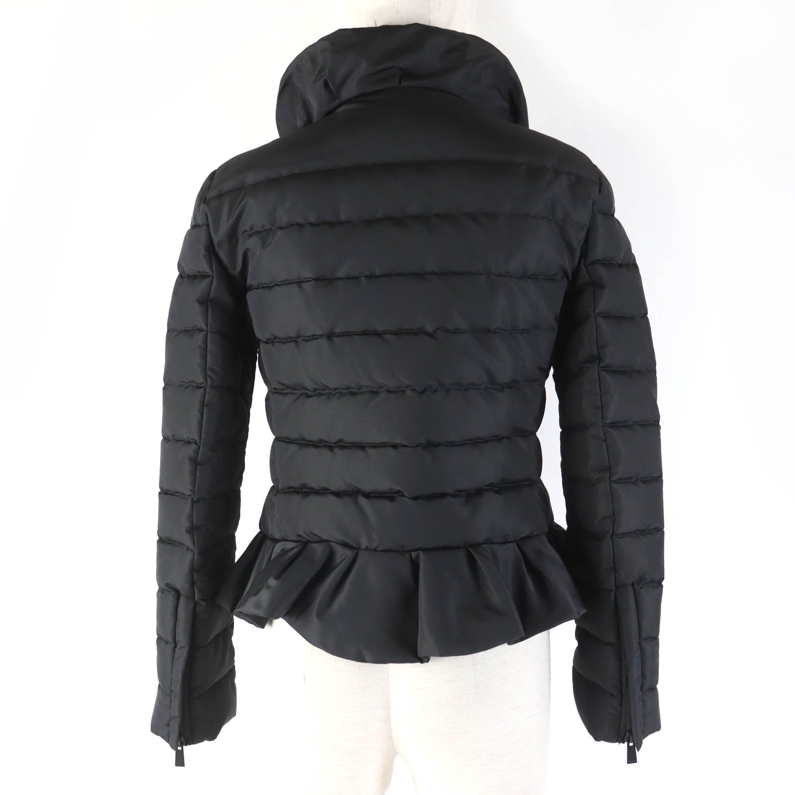 Valentino Frill Design Zip Up Down Jacket