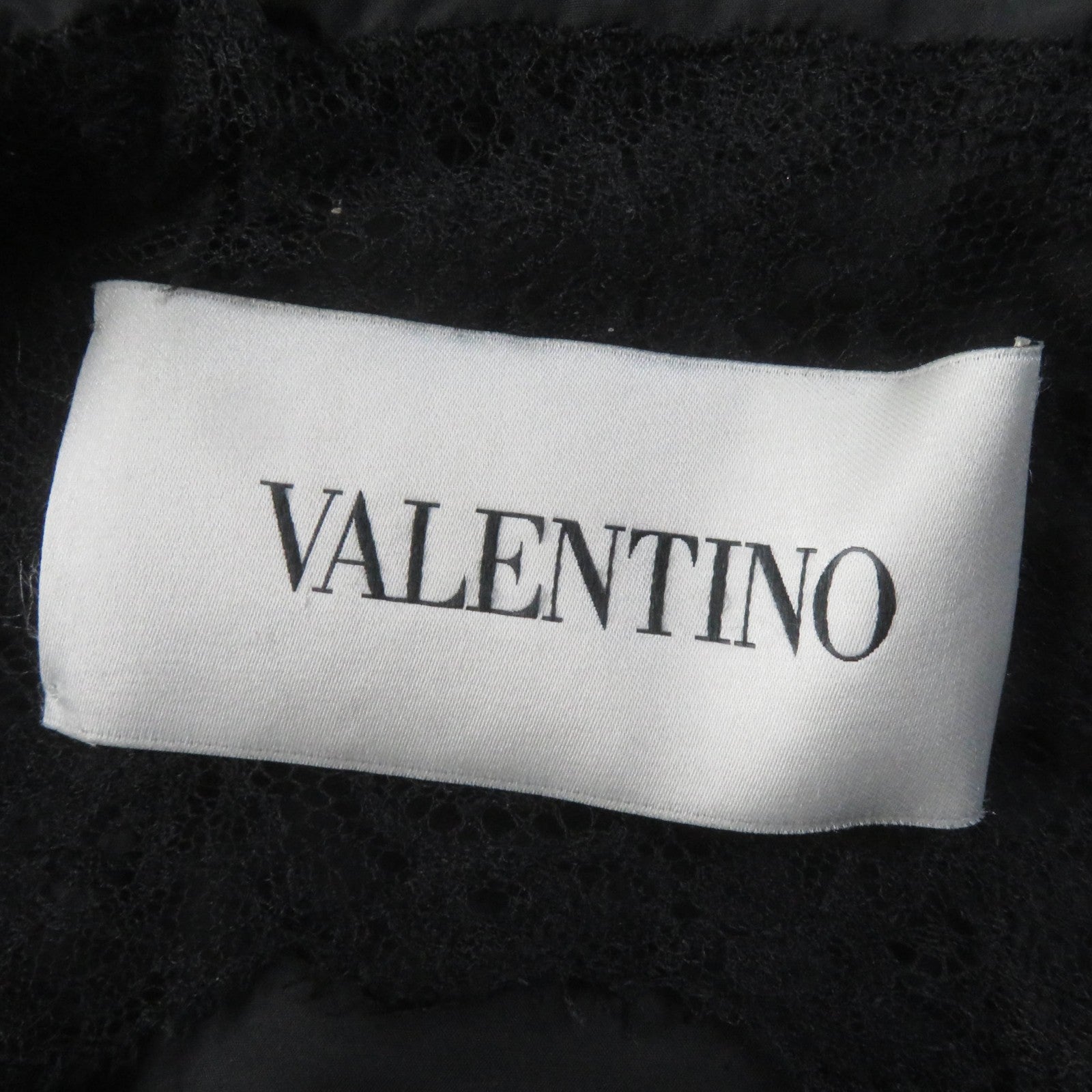 Valentino Frill Design Zip Up Down Jacket