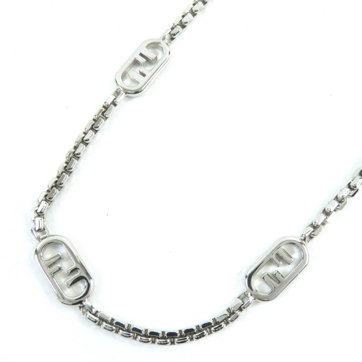 Fendi Orlock Necklace Silver Women