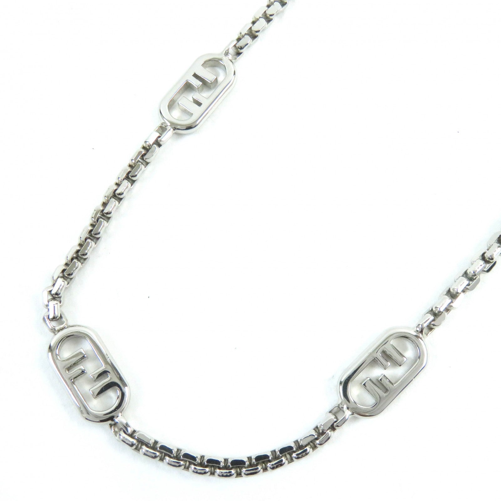 Fendi Orlock Necklace Silver Women