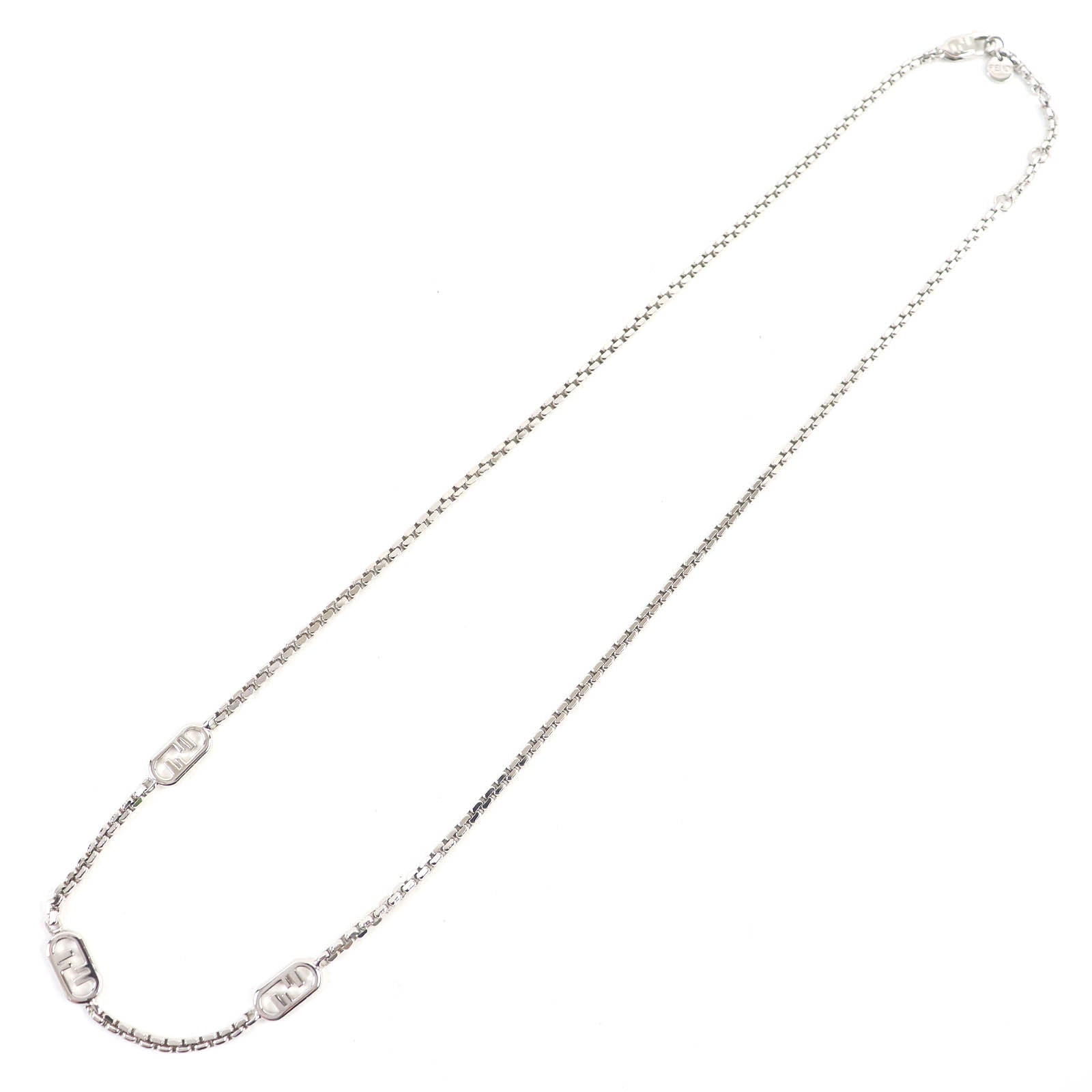 Fendi Orlock Necklace Silver Women