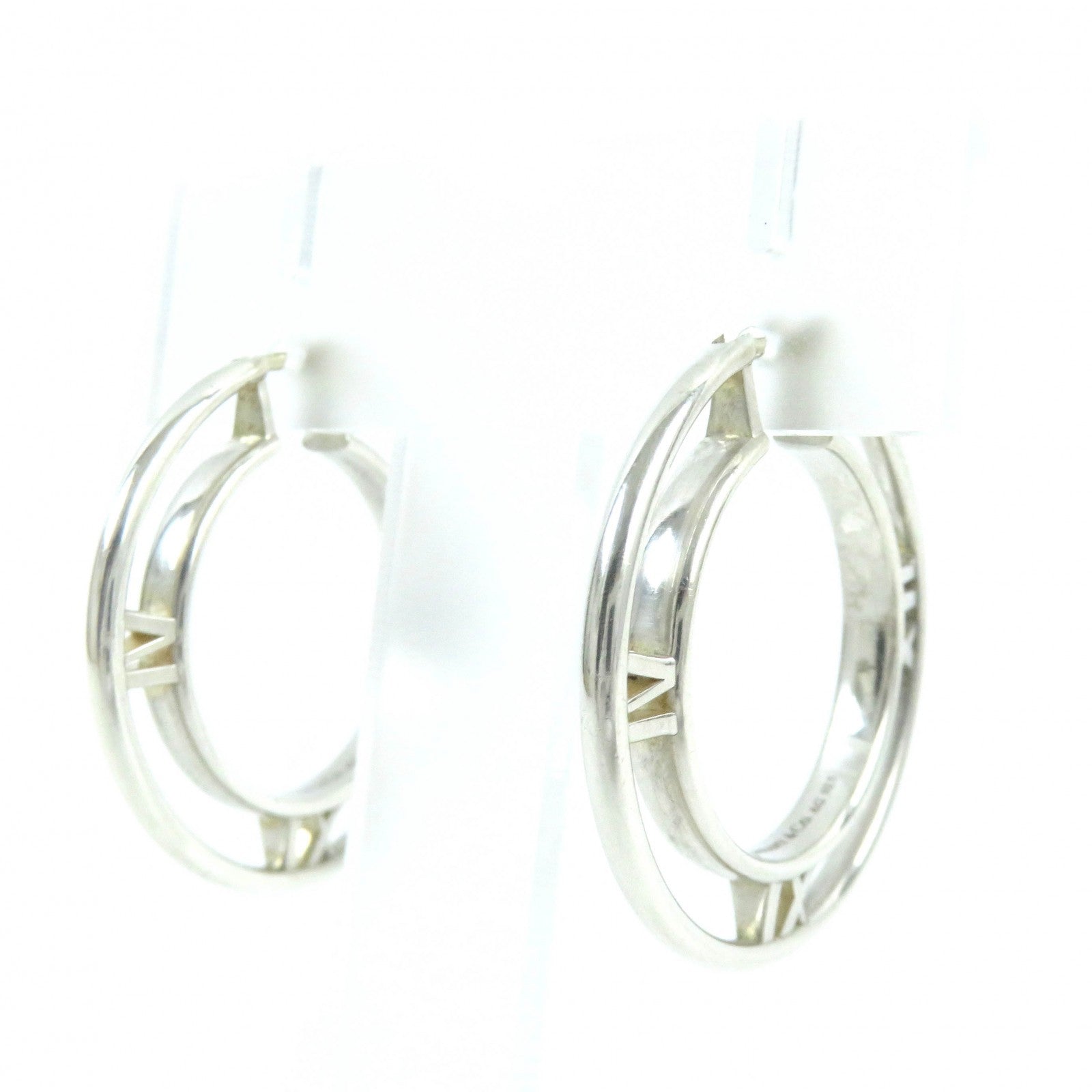 Tiffany & Co Atlas Hoop Earrings AG925 Silver