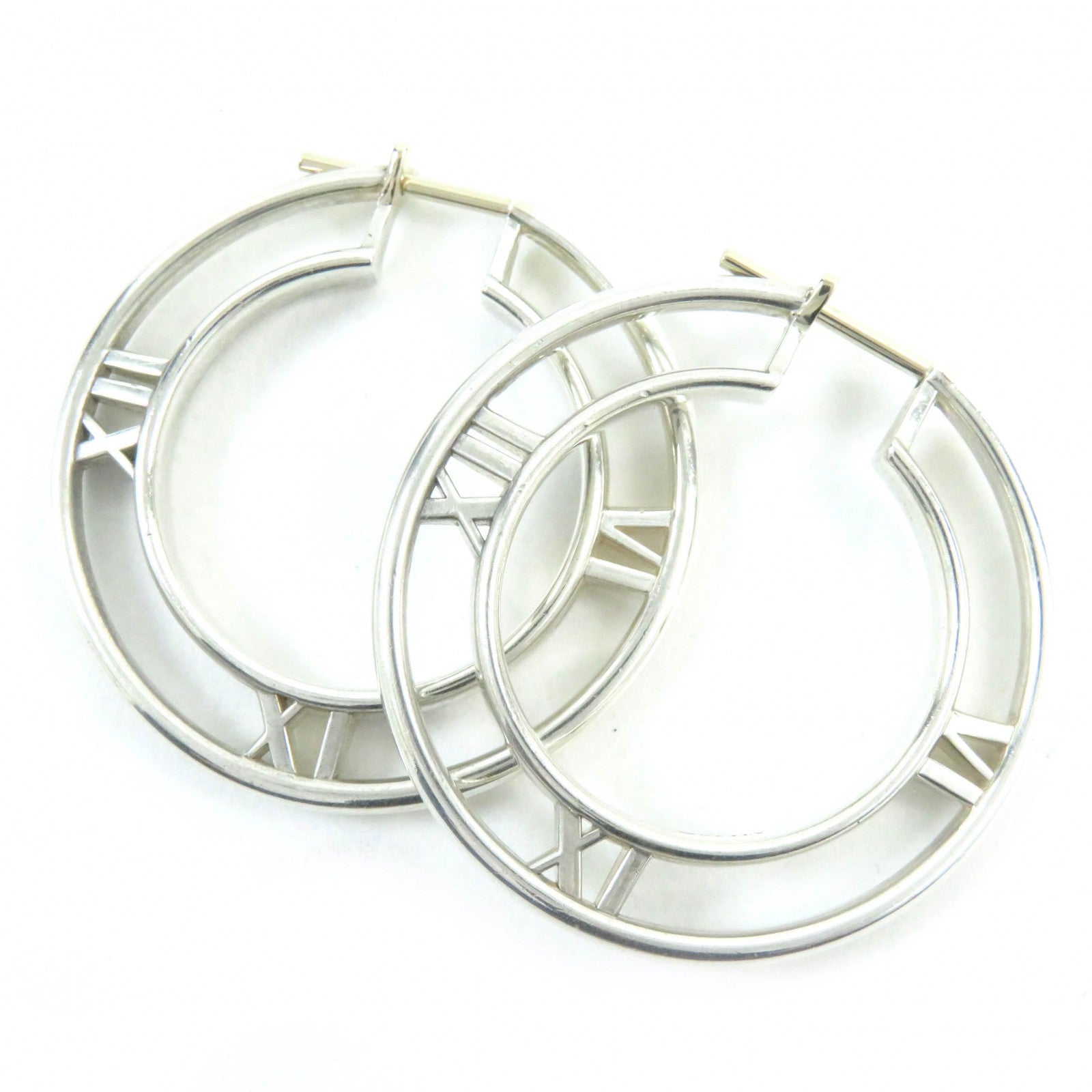 Tiffany & Co Atlas Hoop Earrings AG925 Silver