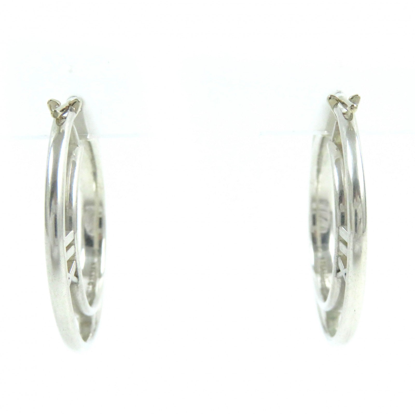 Tiffany & Co Atlas Hoop Earrings AG925 Silver