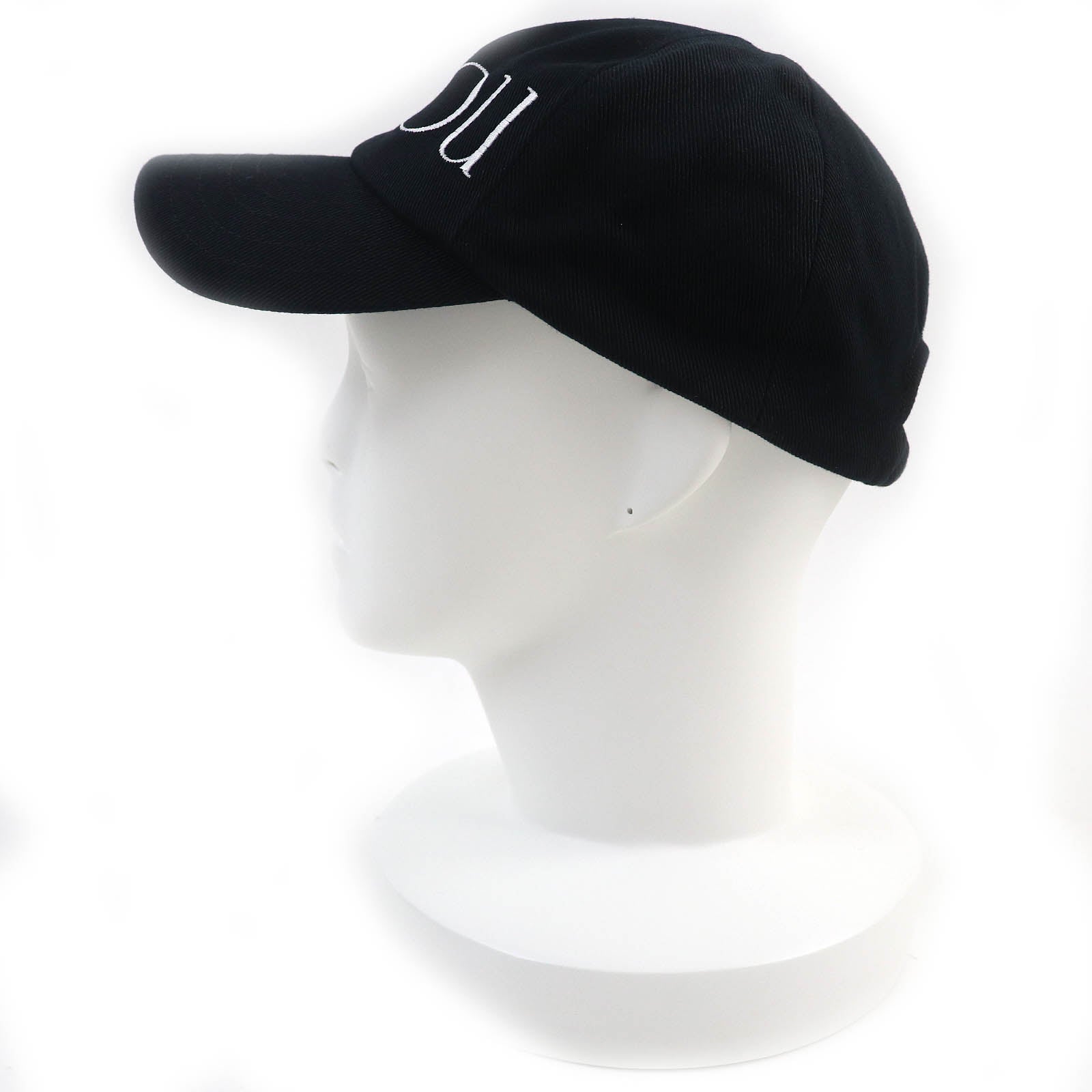 PATOU Logo Embroidered Baseball Cap Black M-L